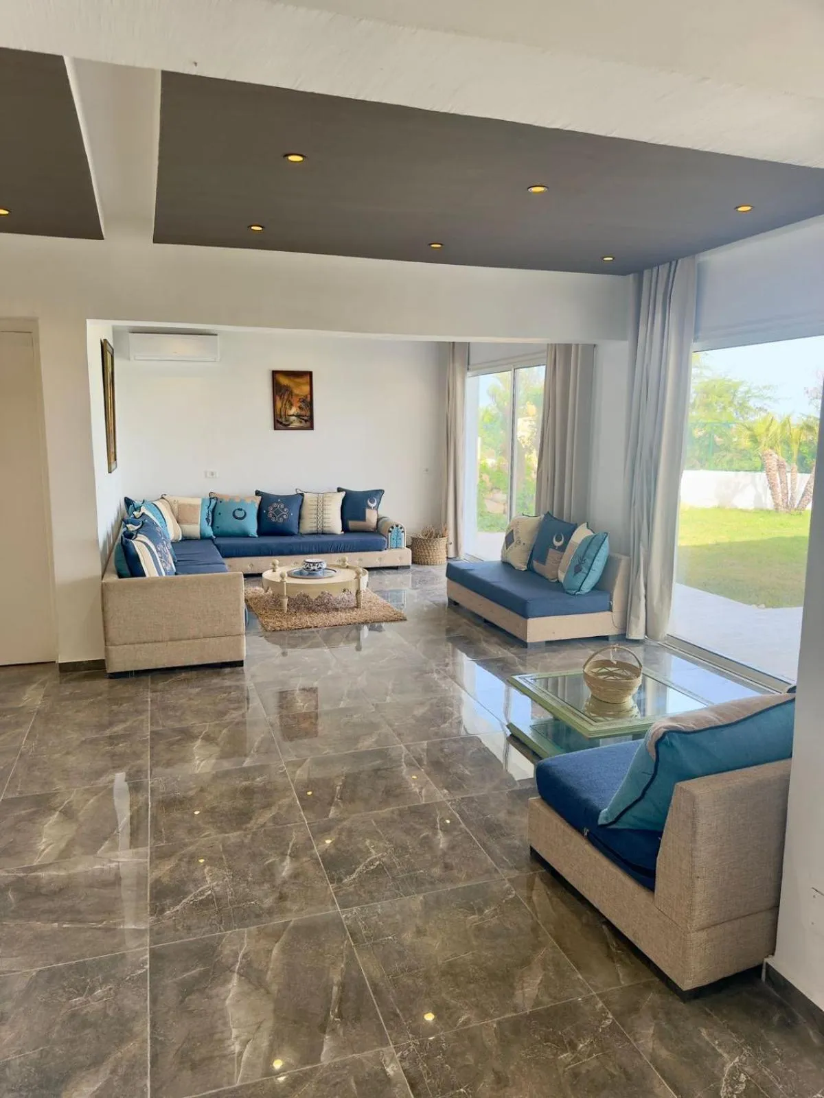 Seating area in Complexe Touristique Sidi Salem