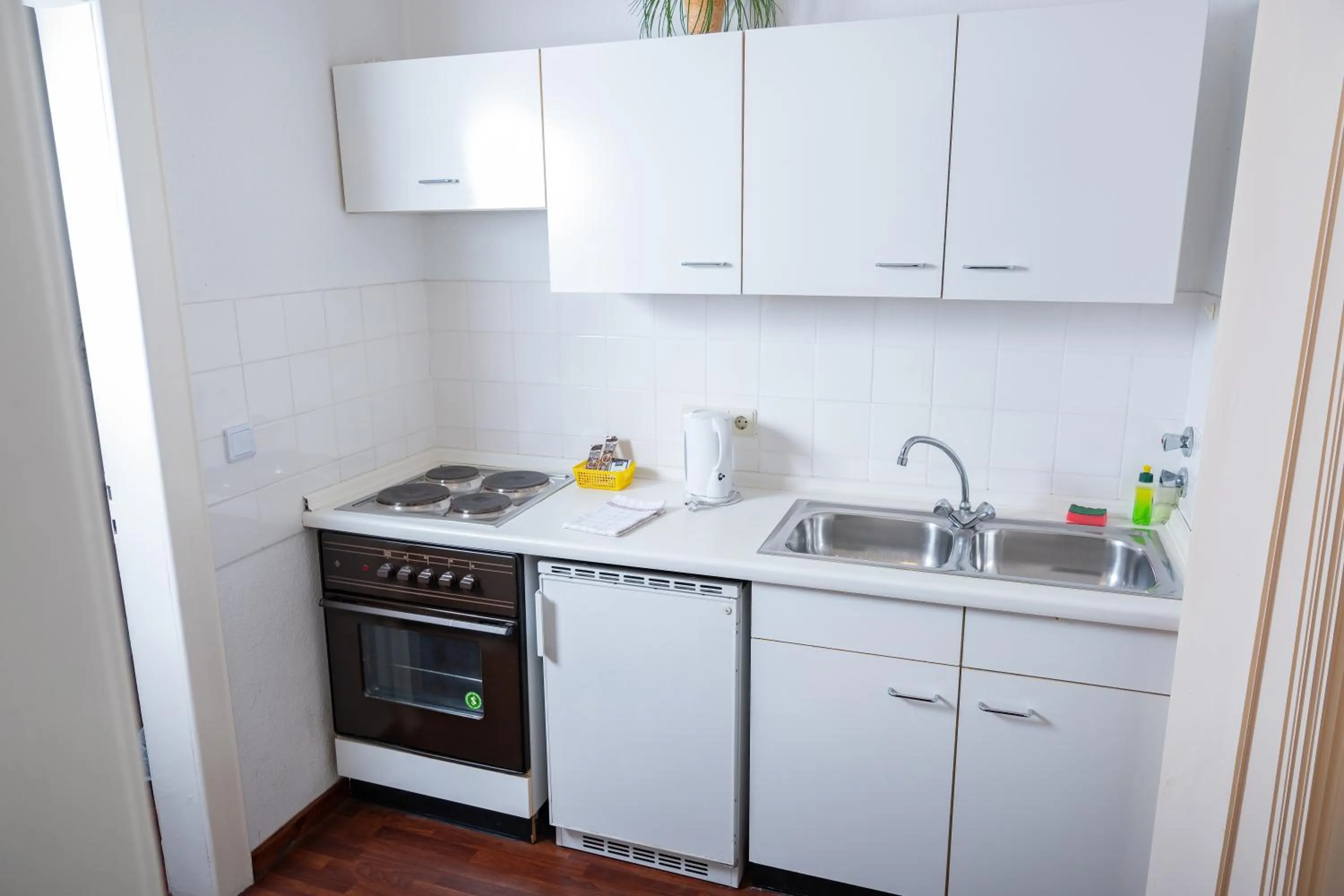 Kitchen or kitchenette in Hotel Alpha