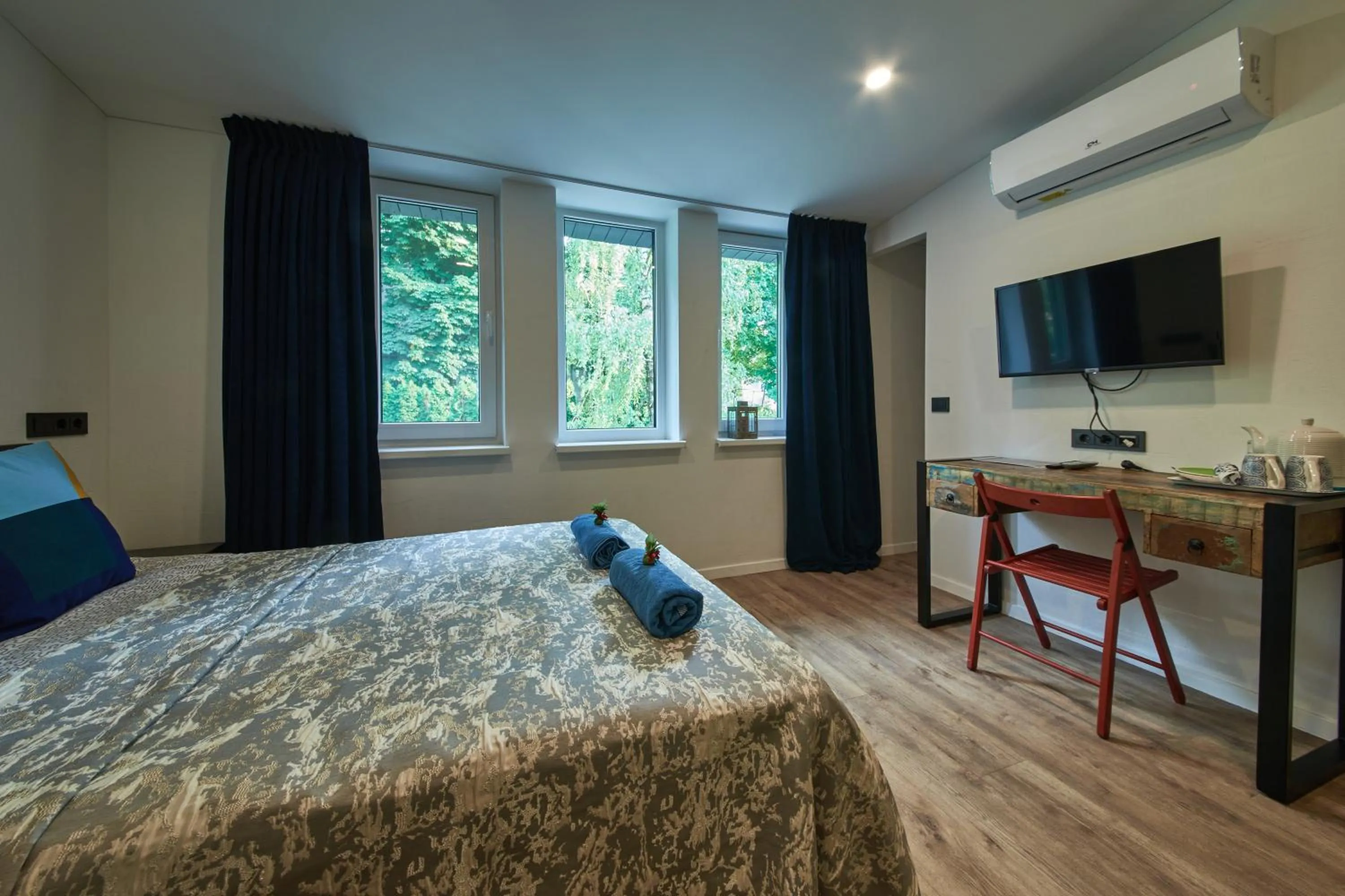 Bedroom, Bed in "Parko vila" Anykščiai