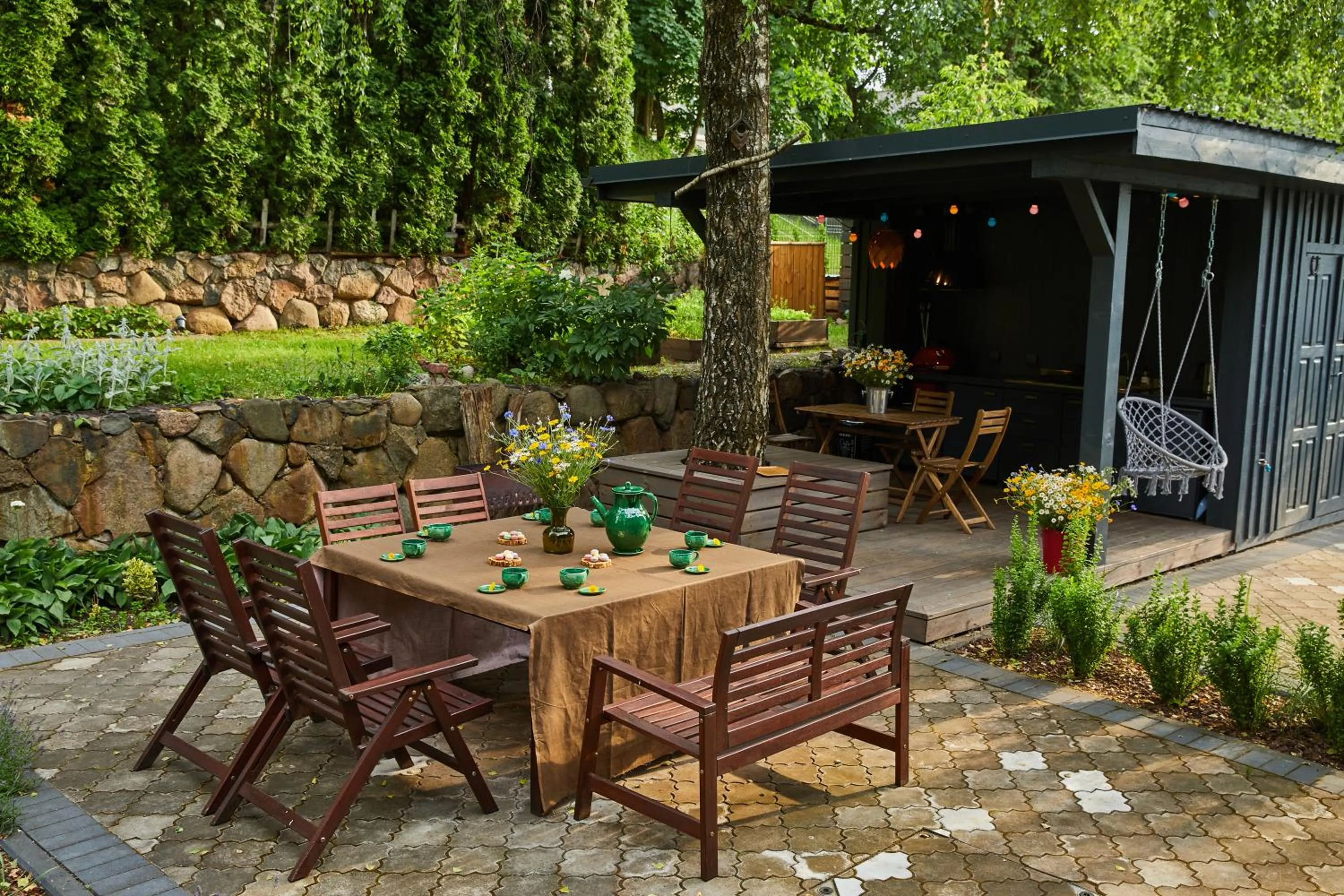 Patio in "Parko vila" Anykščiai