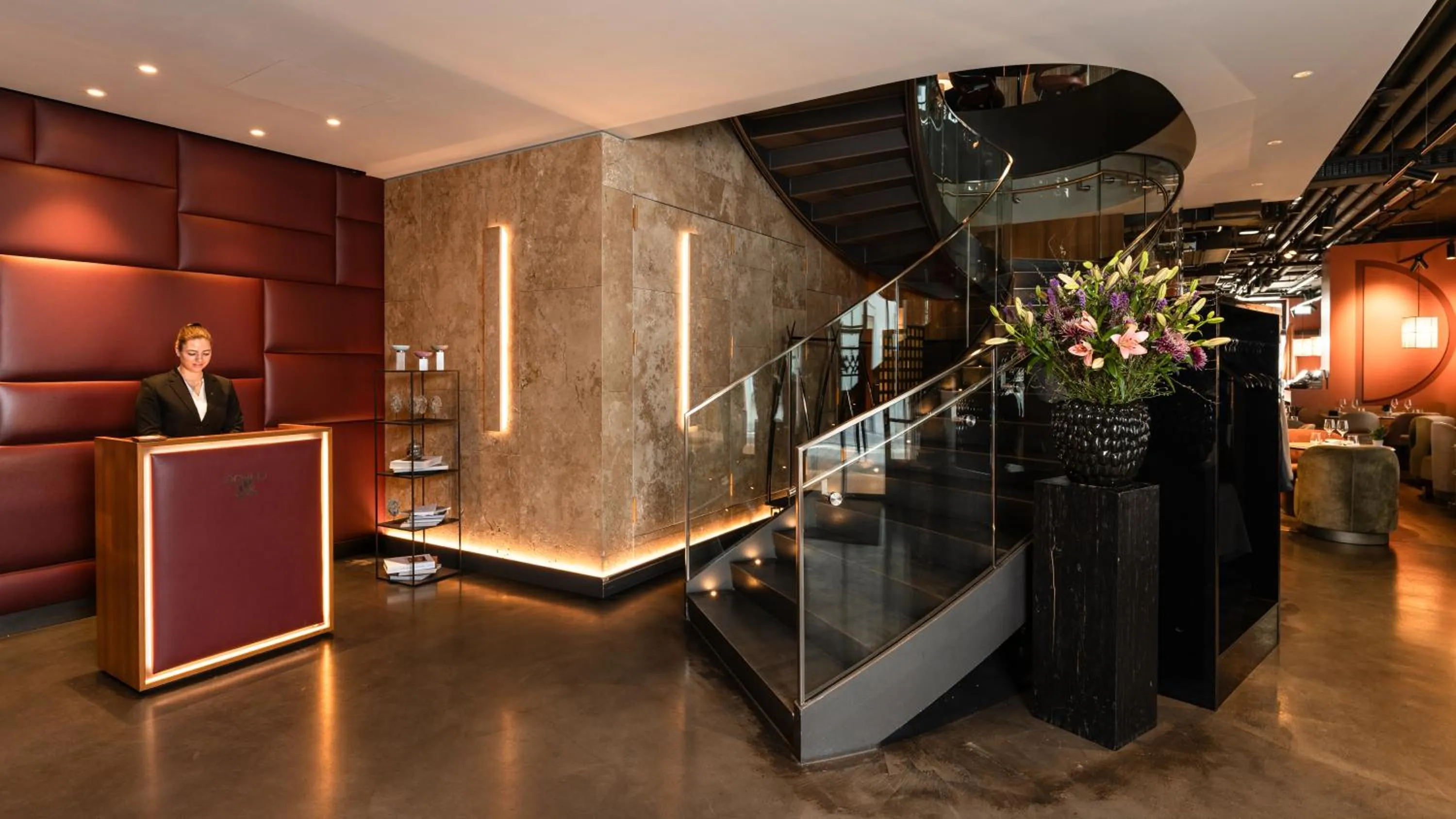 Lobby or reception in DO & CO Hotel München