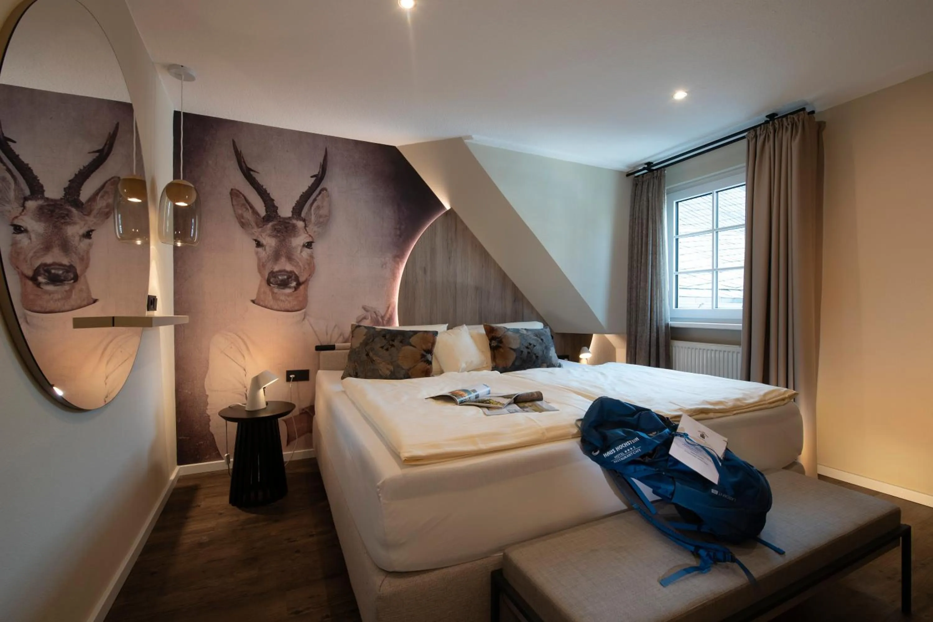 Photo of the whole room, Bed in Landidyll Hotel Haus Hochstein