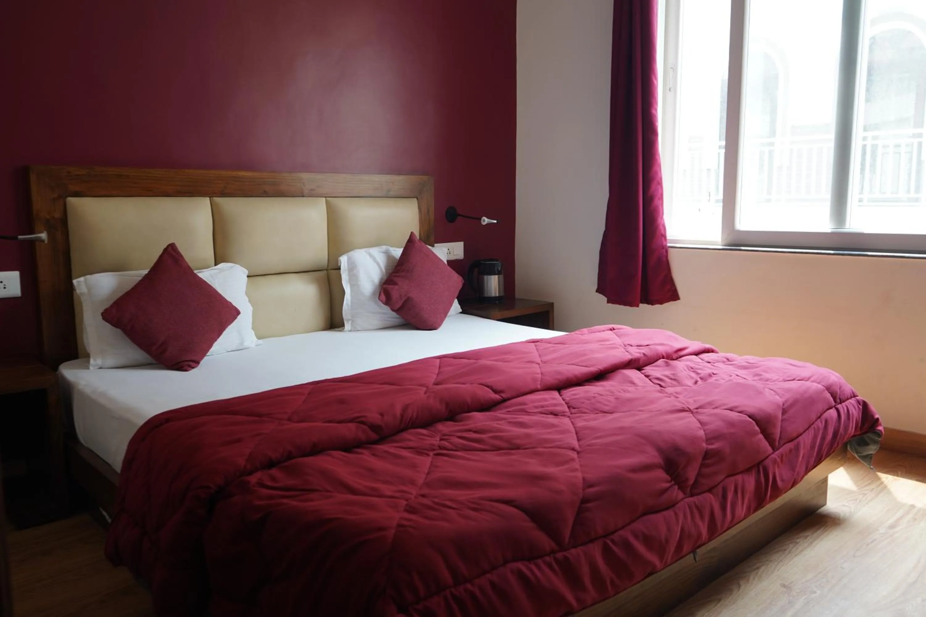 Bed in Joey's Hostel Rishikesh