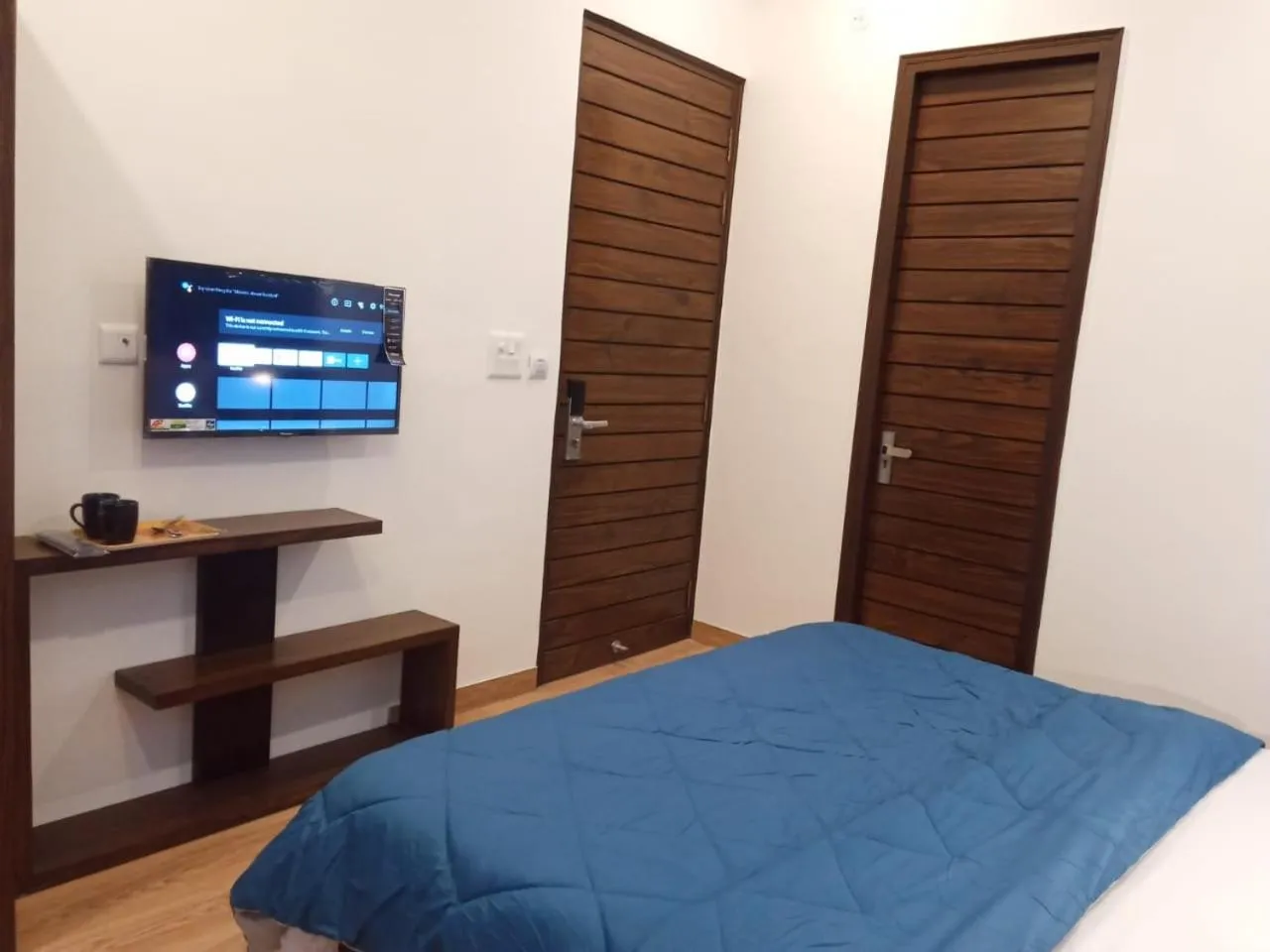 Bed in Joey's Hostel Rishikesh