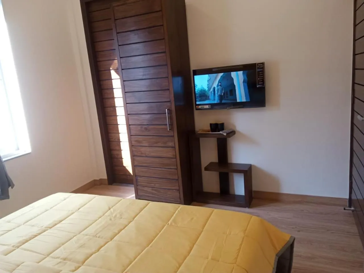 Bed in Joey's Hostel Rishikesh