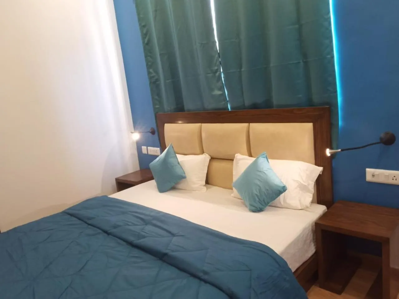 Bed in Joey's Hostel Rishikesh