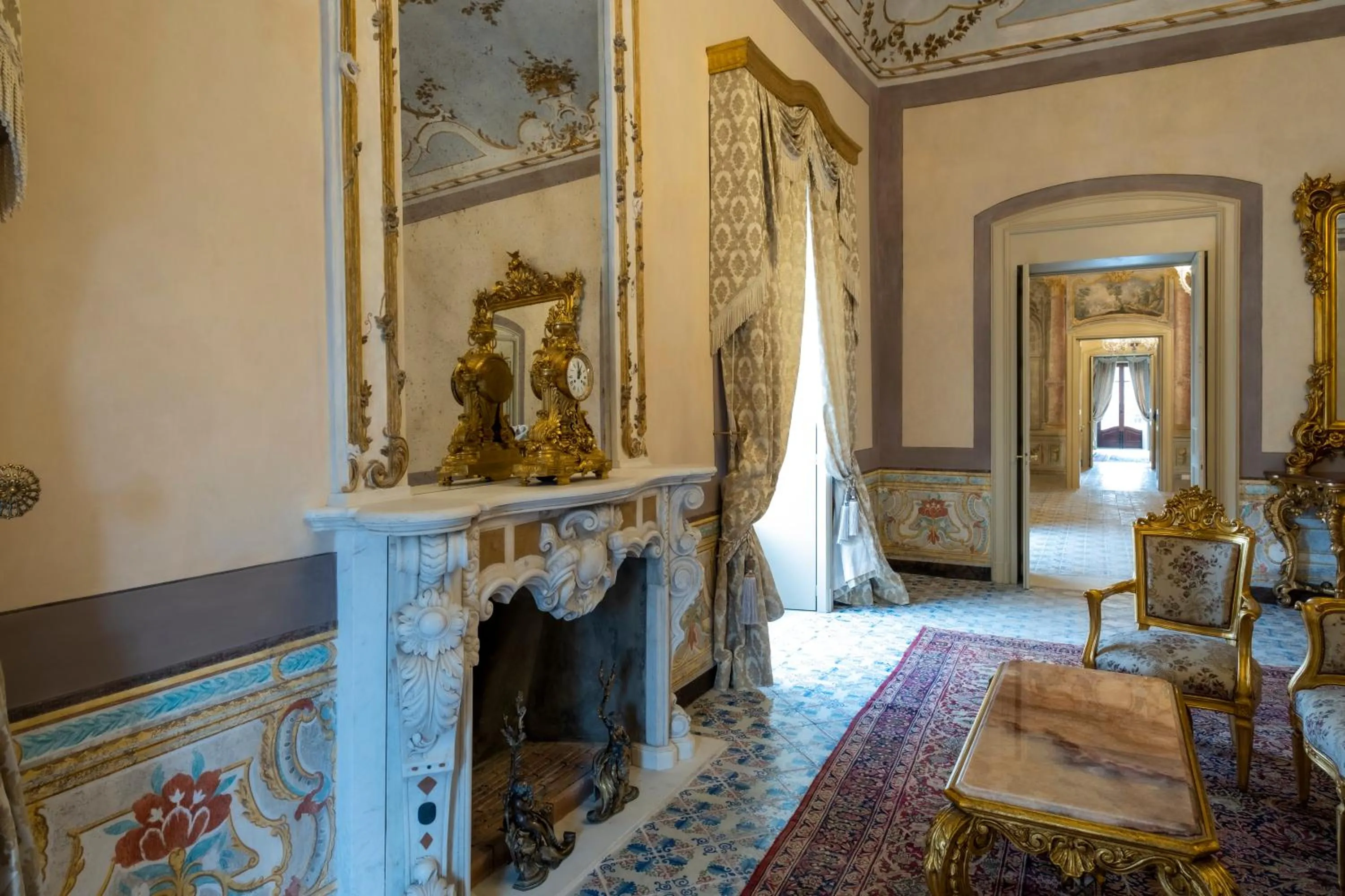 Decorative detail in Villa del Gattopardo