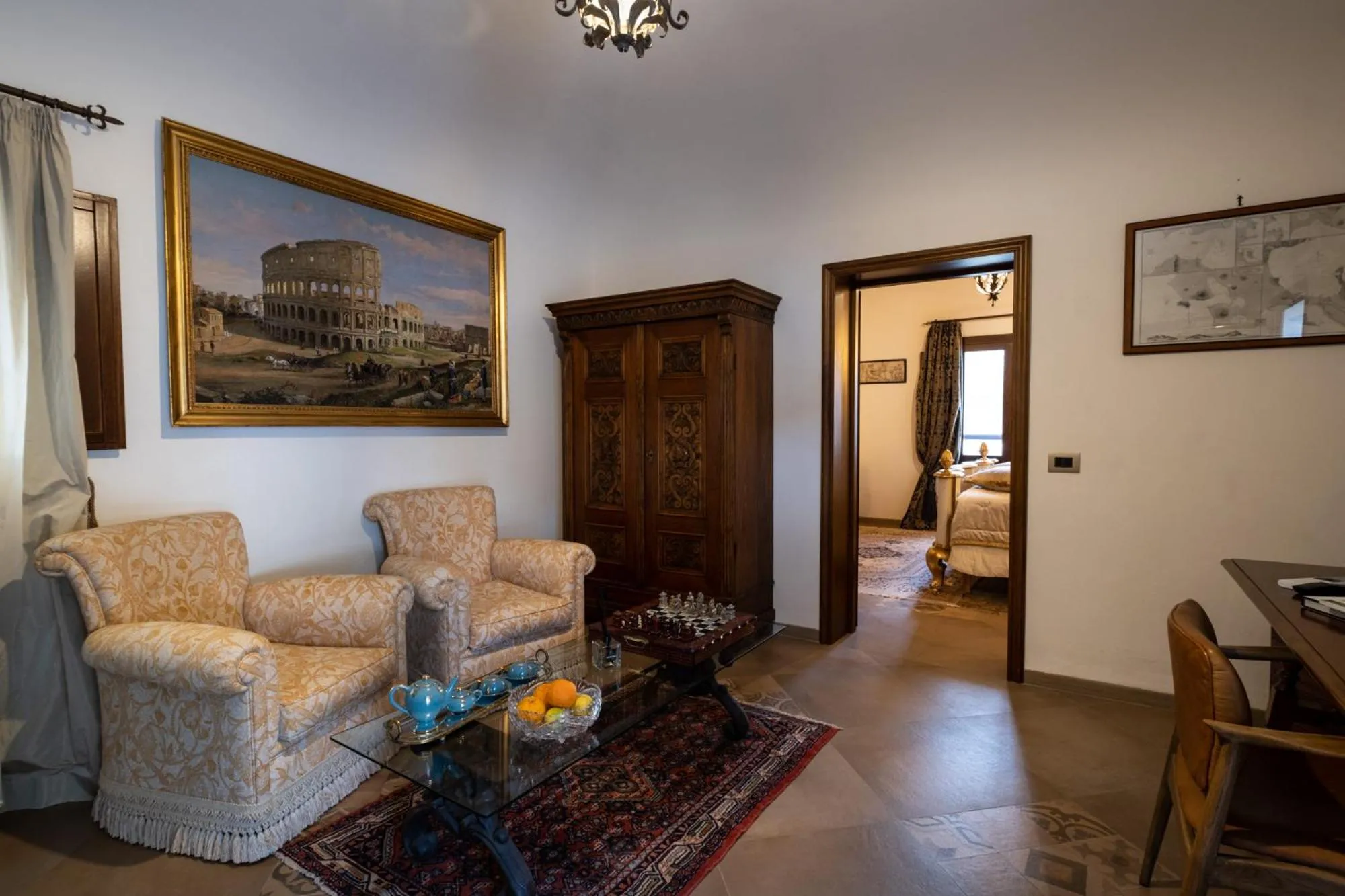 Decorative detail in Villa del Gattopardo