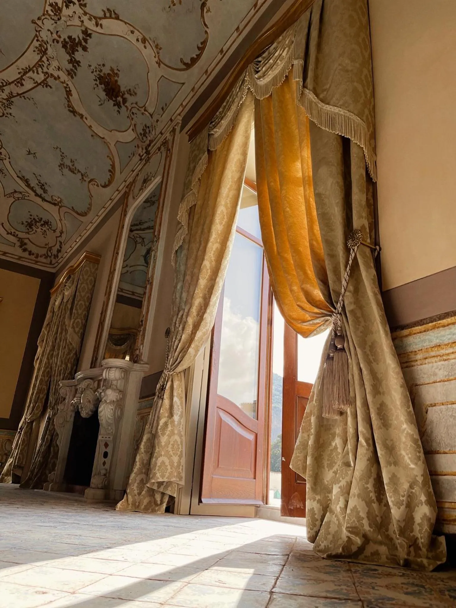 Decorative detail in Villa del Gattopardo