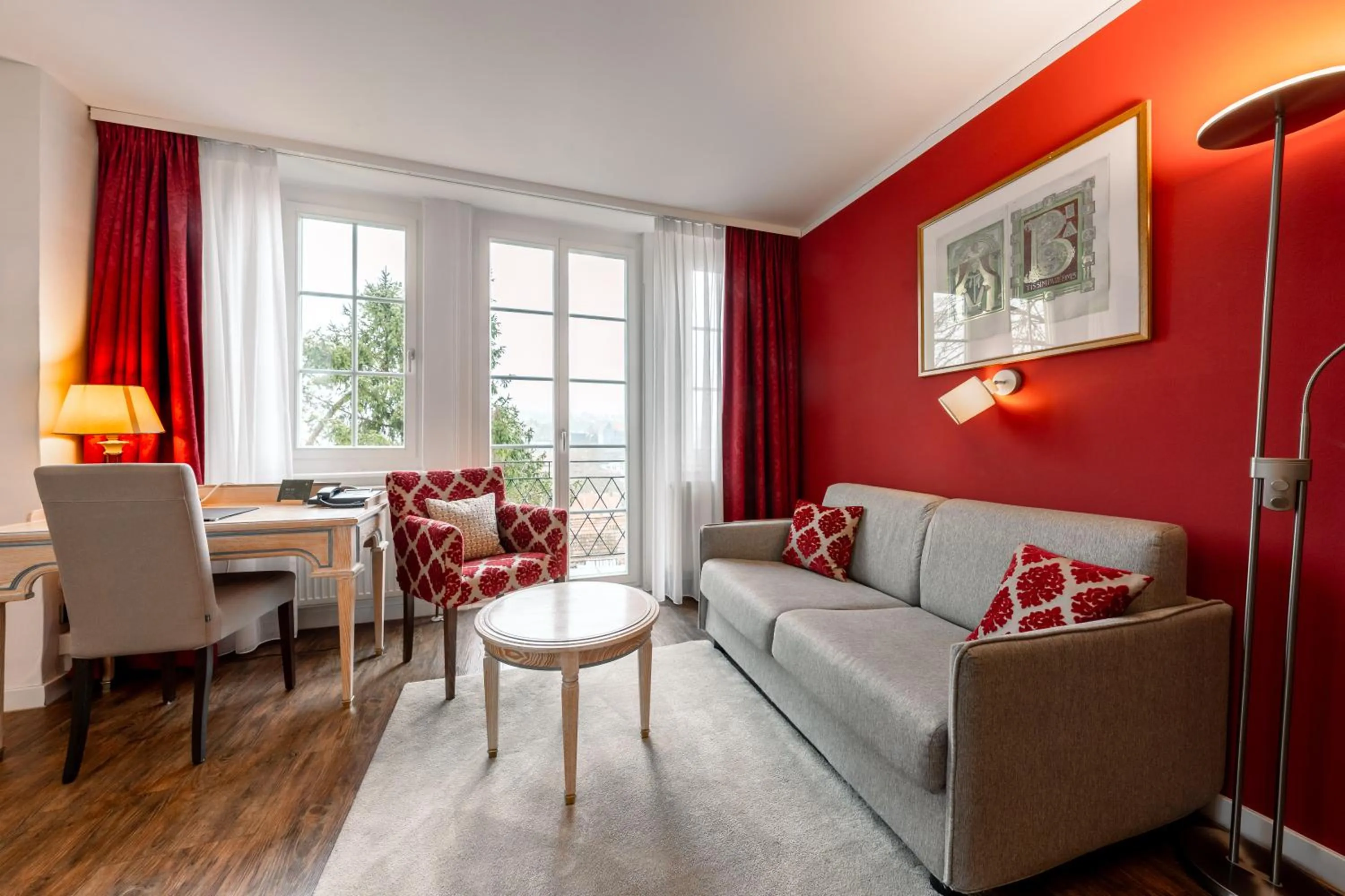 Living room in Hotel Am Schloss *** Superior