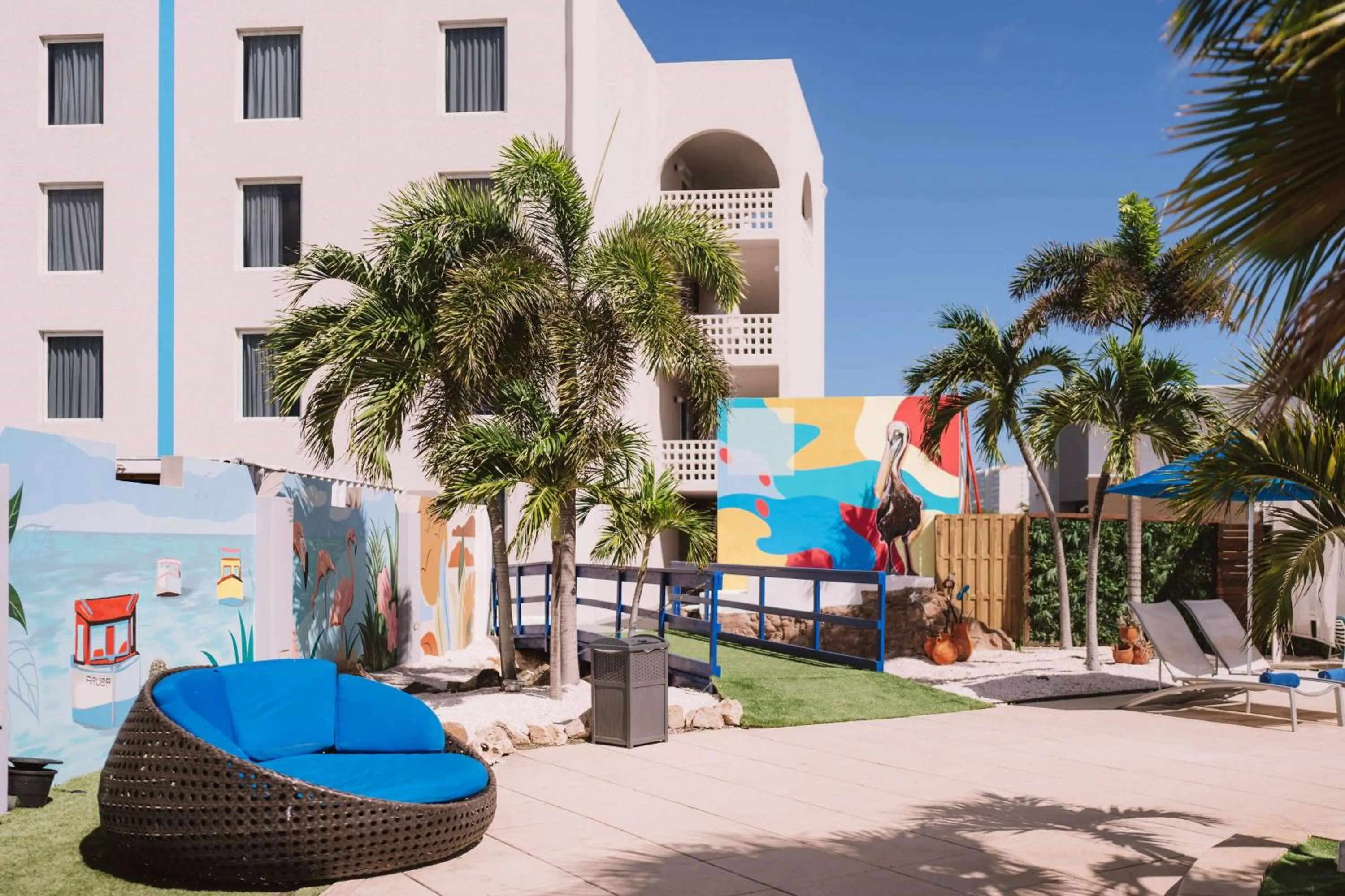 Property building in TRYP by Wyndham Aruba