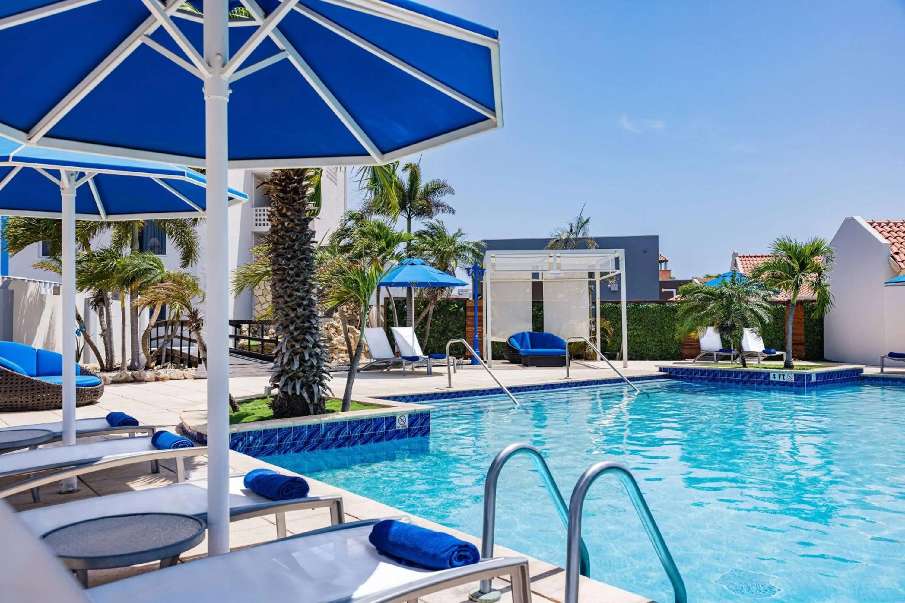 Pool view in TRYP by Wyndham Aruba