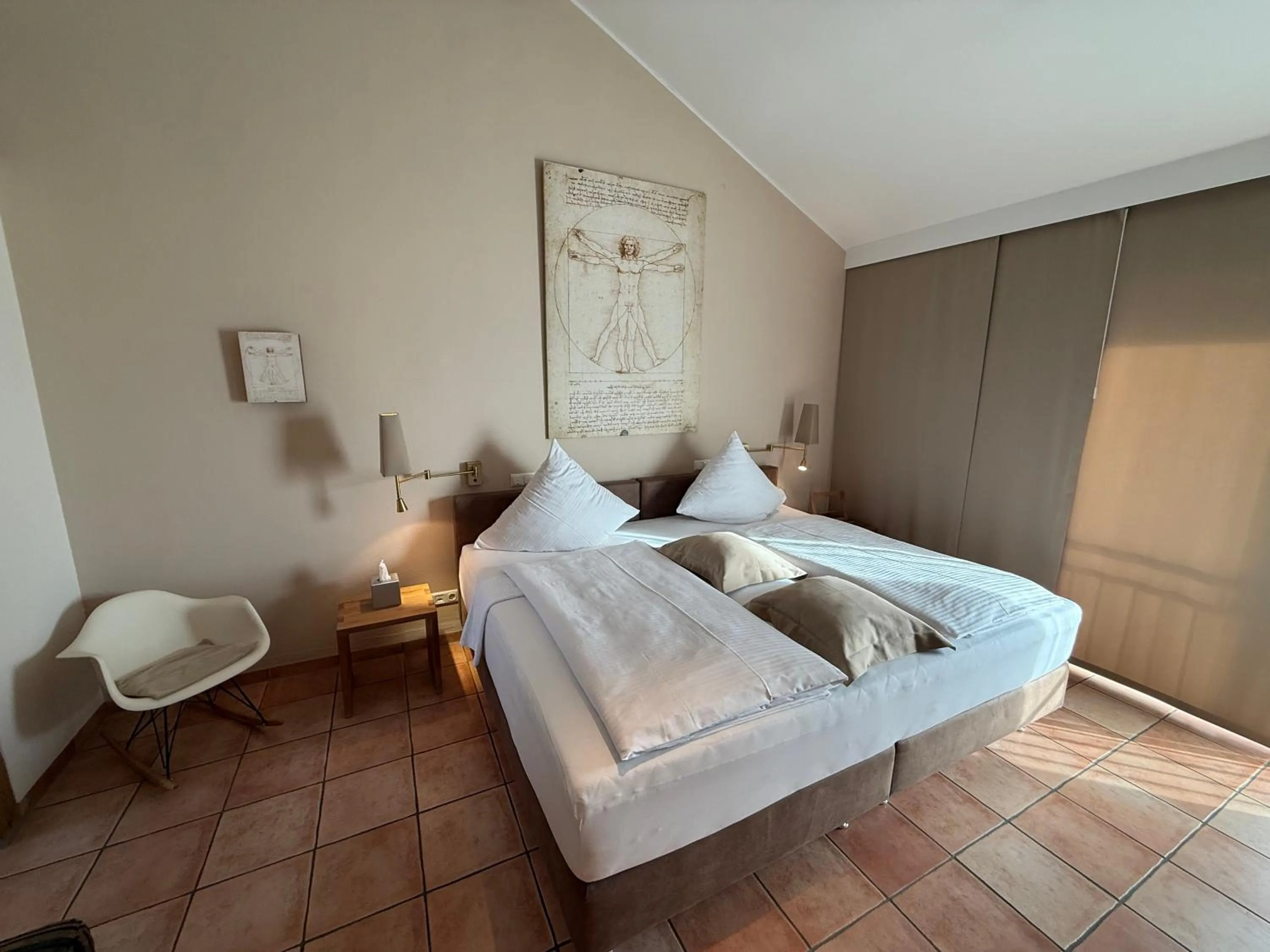 Bed in Malerwinkel Hotel