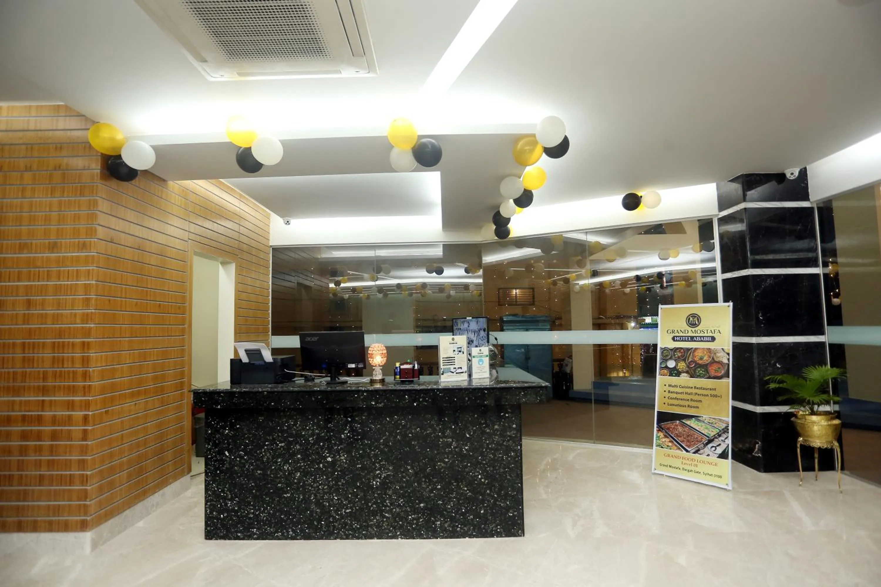 Lobby or reception in Grand Mostafa Hotel Ababil