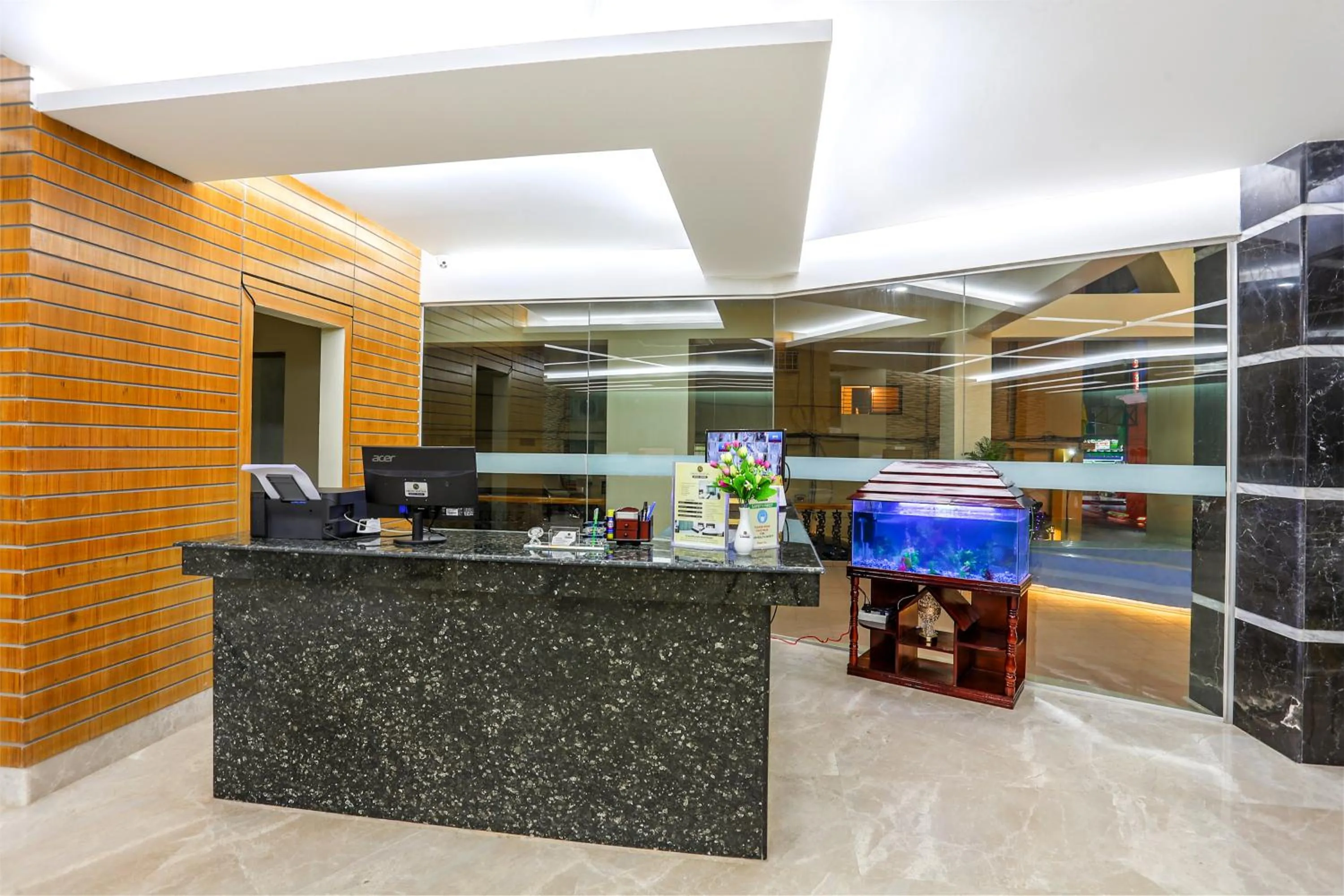 Lobby or reception in Grand Mostafa Hotel Ababil