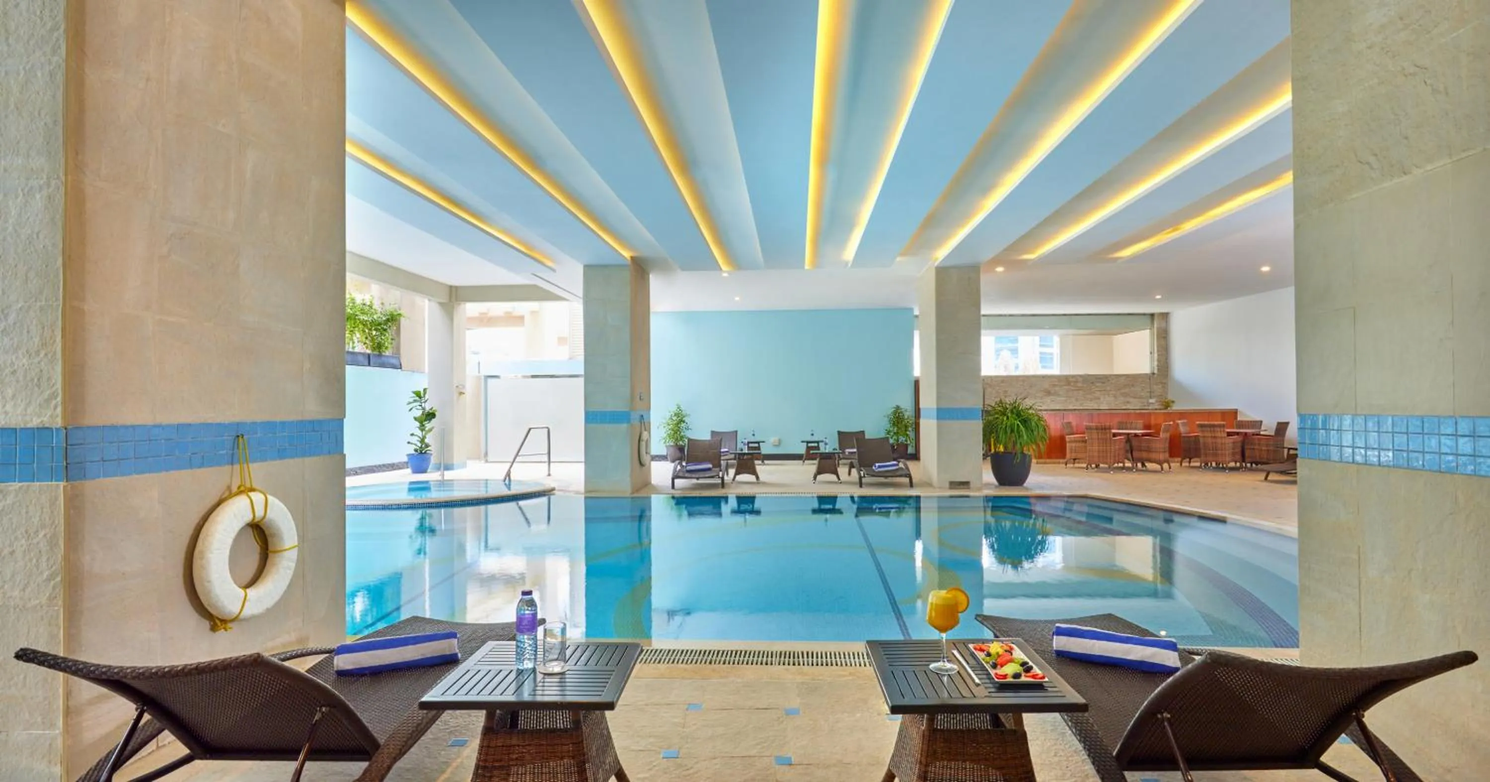 Swimming pool in Flora Creek Deluxe Hotel Apartments, Dubai