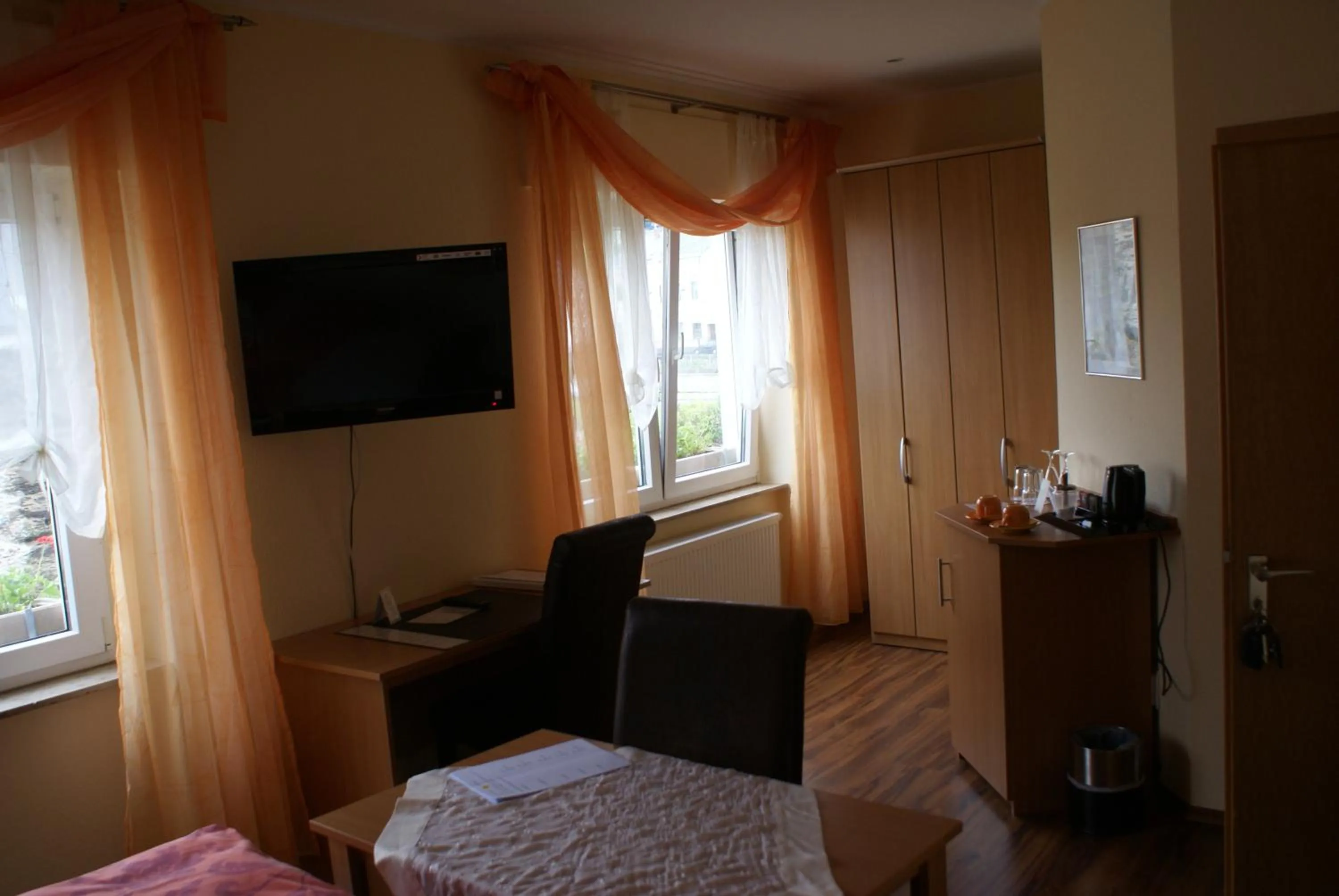 Decorative detail, Bed in Hotel Sonnenhof