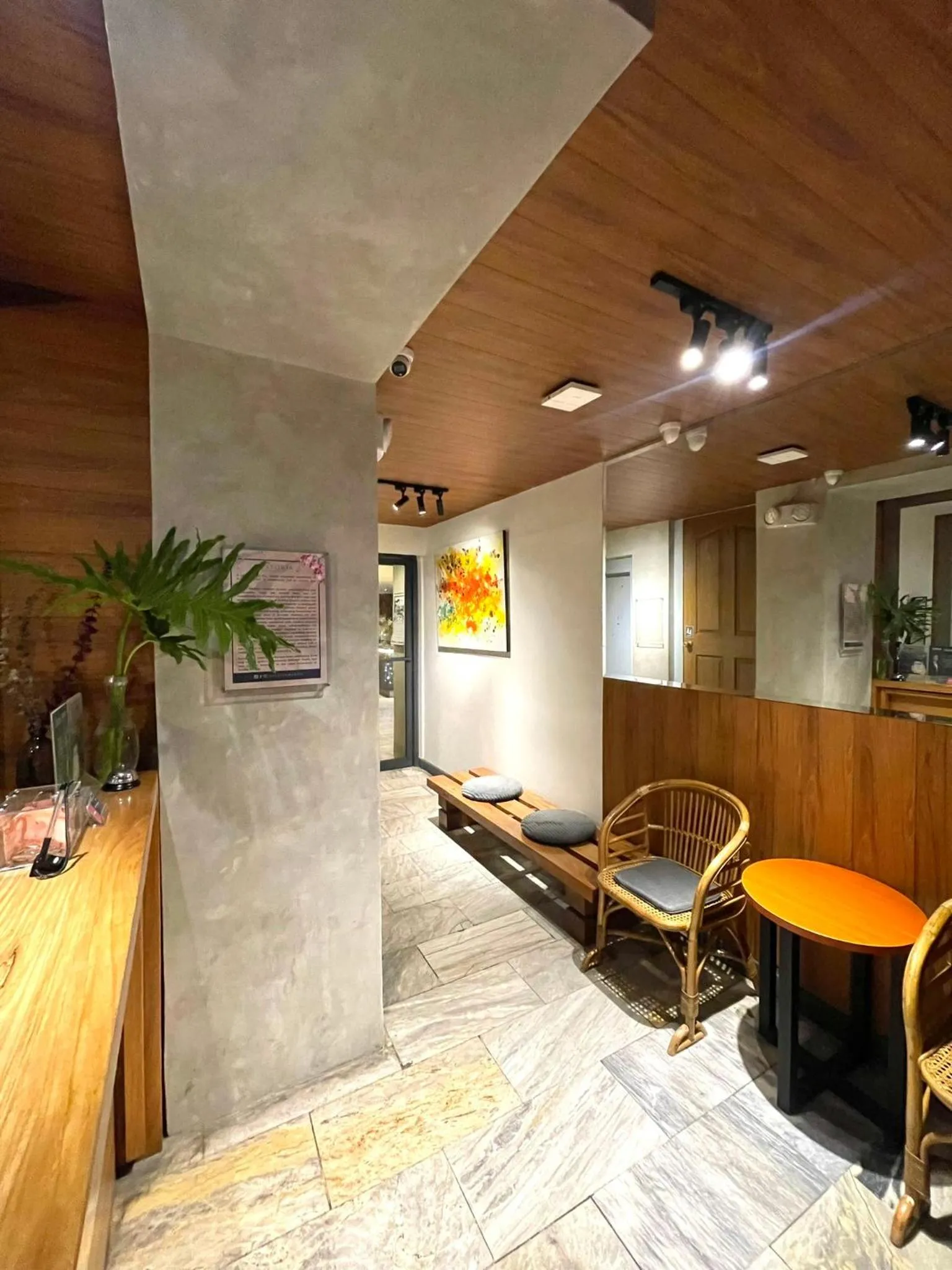 Lobby or reception in Anex Hotel near US Embassy