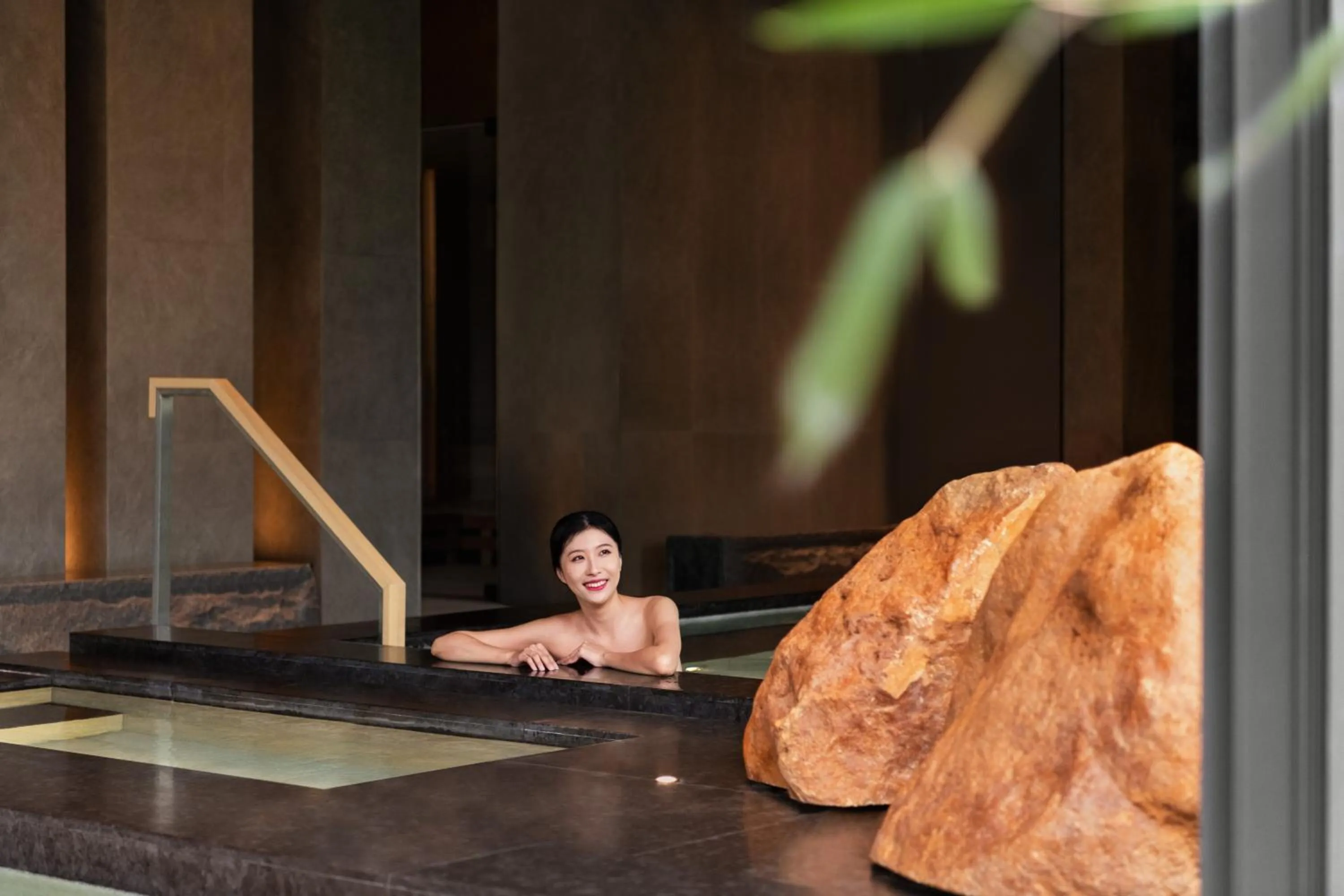 Hot Spring Bath in Shangri-La Putian Onsen Resort Hotel