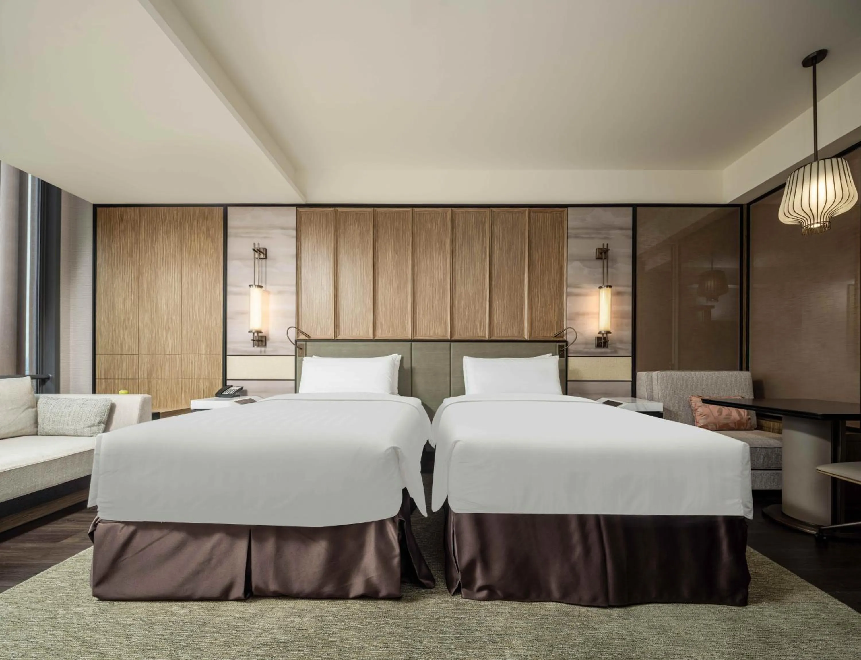 Bedroom, Bed in Shangri-La Putian Onsen Resort Hotel