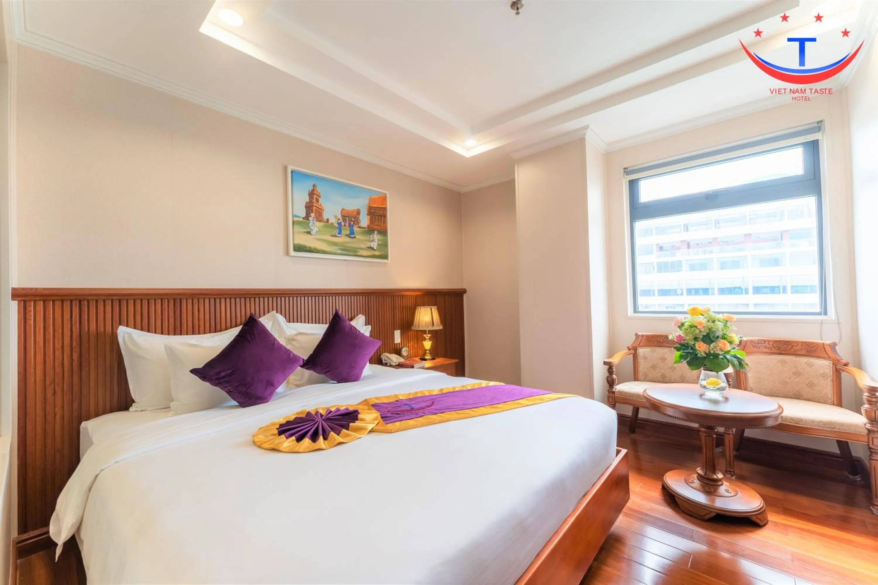 Bed in Vietnam Taste Hotel Quy Nhon - Beachfront