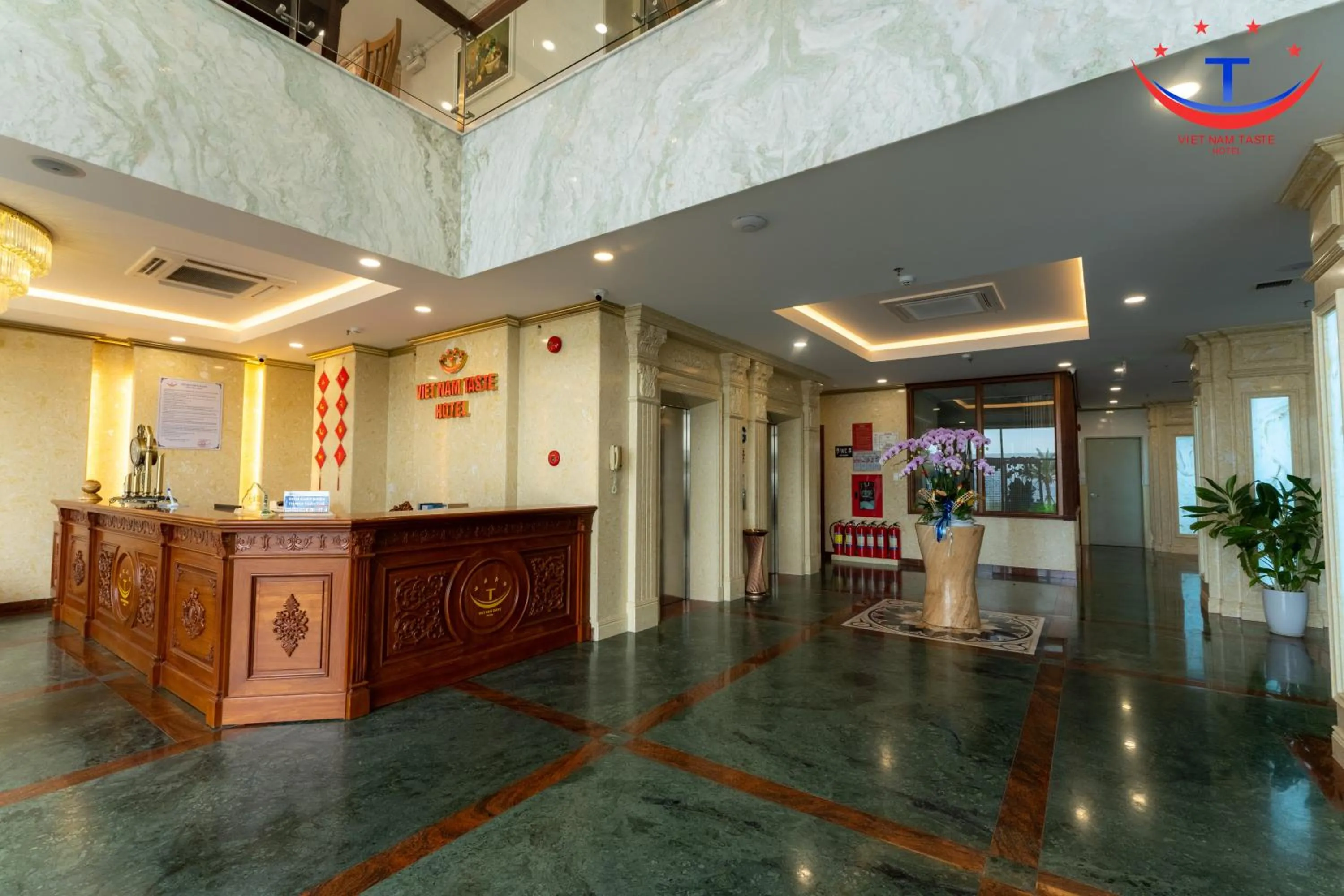 Lobby or reception in Vietnam Taste Hotel Quy Nhon - Beachfront