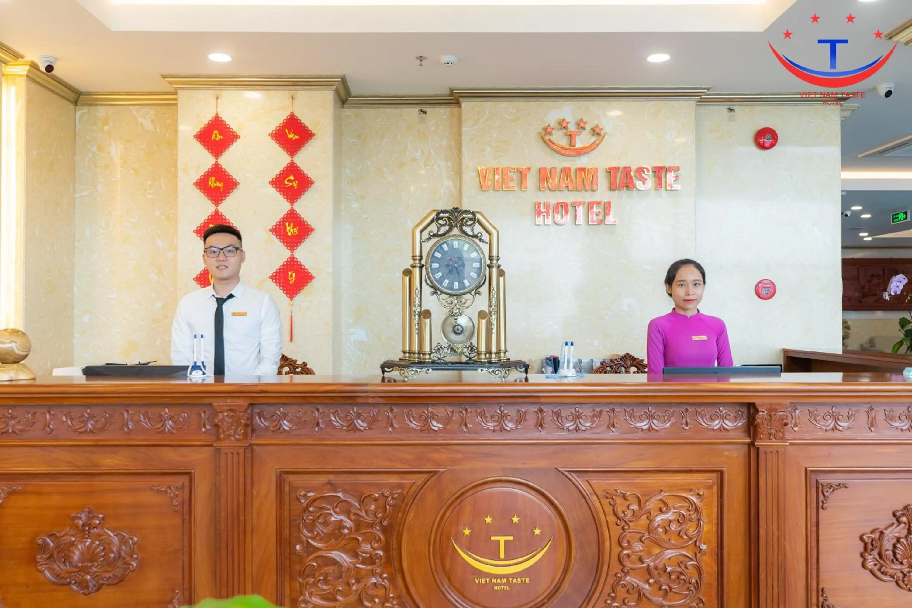 Lobby or reception in Vietnam Taste Hotel Quy Nhon - Beachfront