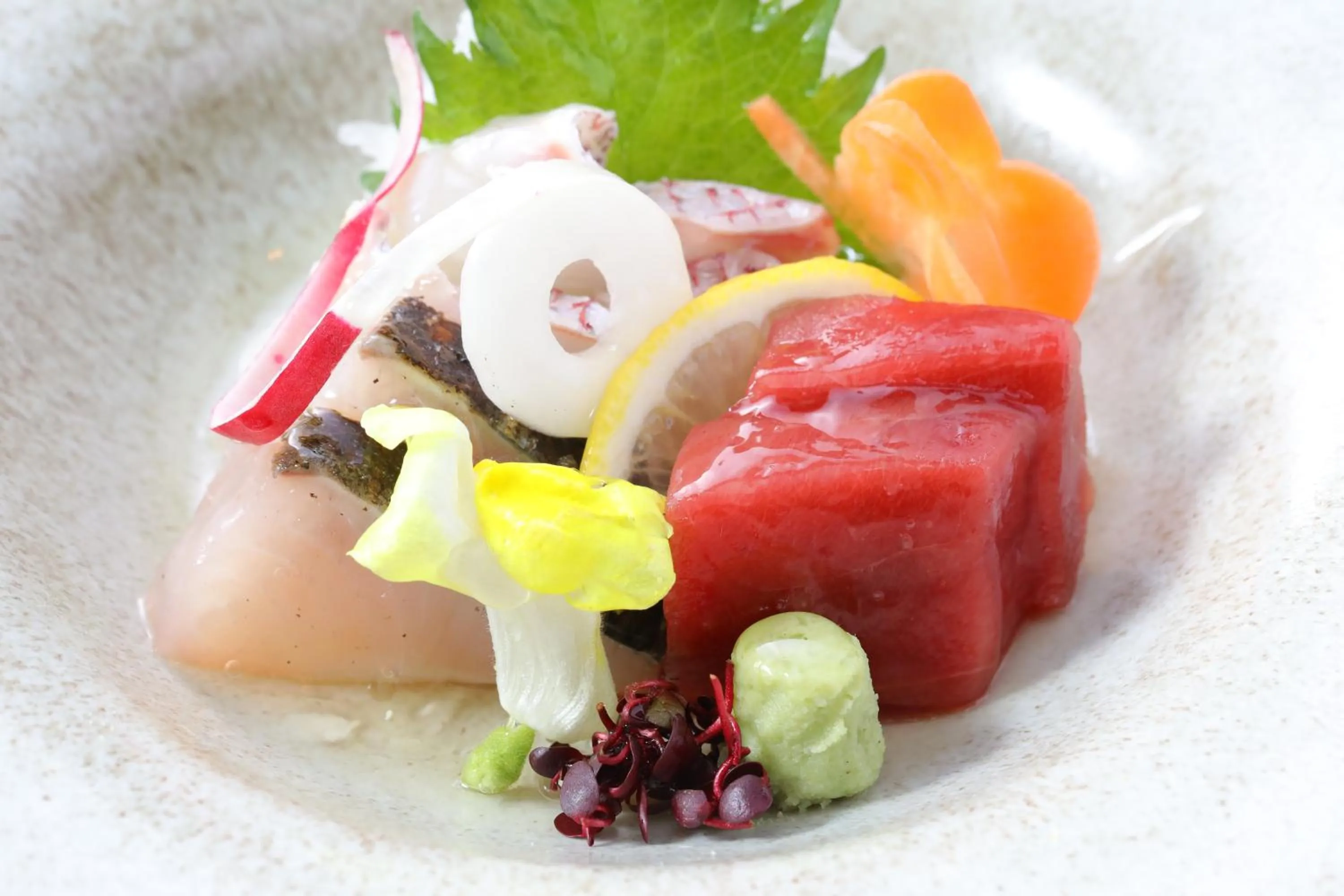 Food in Suisui Garden Ryokan (in the Art Hotel Kokura New Tagawa)