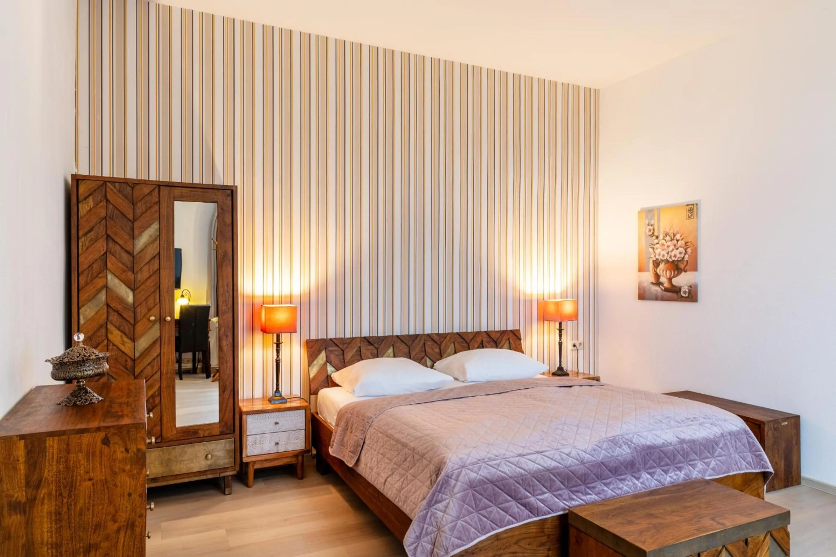 Photo of the whole room, Bed in Schlossberg-Hotel Garni