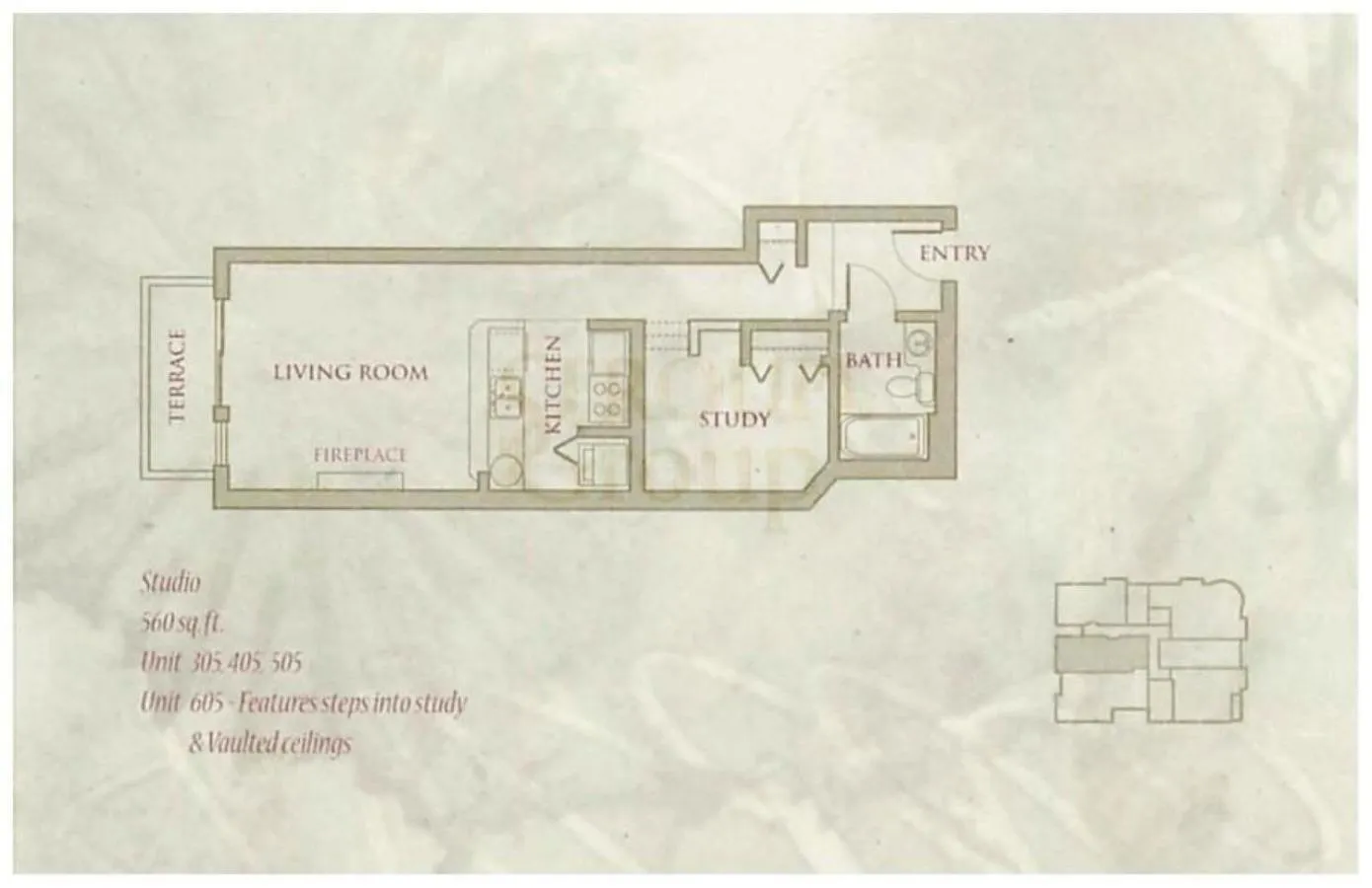 Floor plan in Top Floor Water View Oasis near Space Needle & Cruise