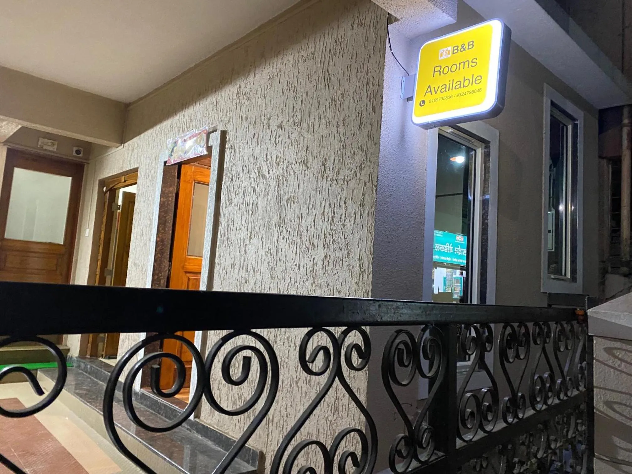 Facade/entrance in Galaxy Residency, Panchgani - MTDC Approved