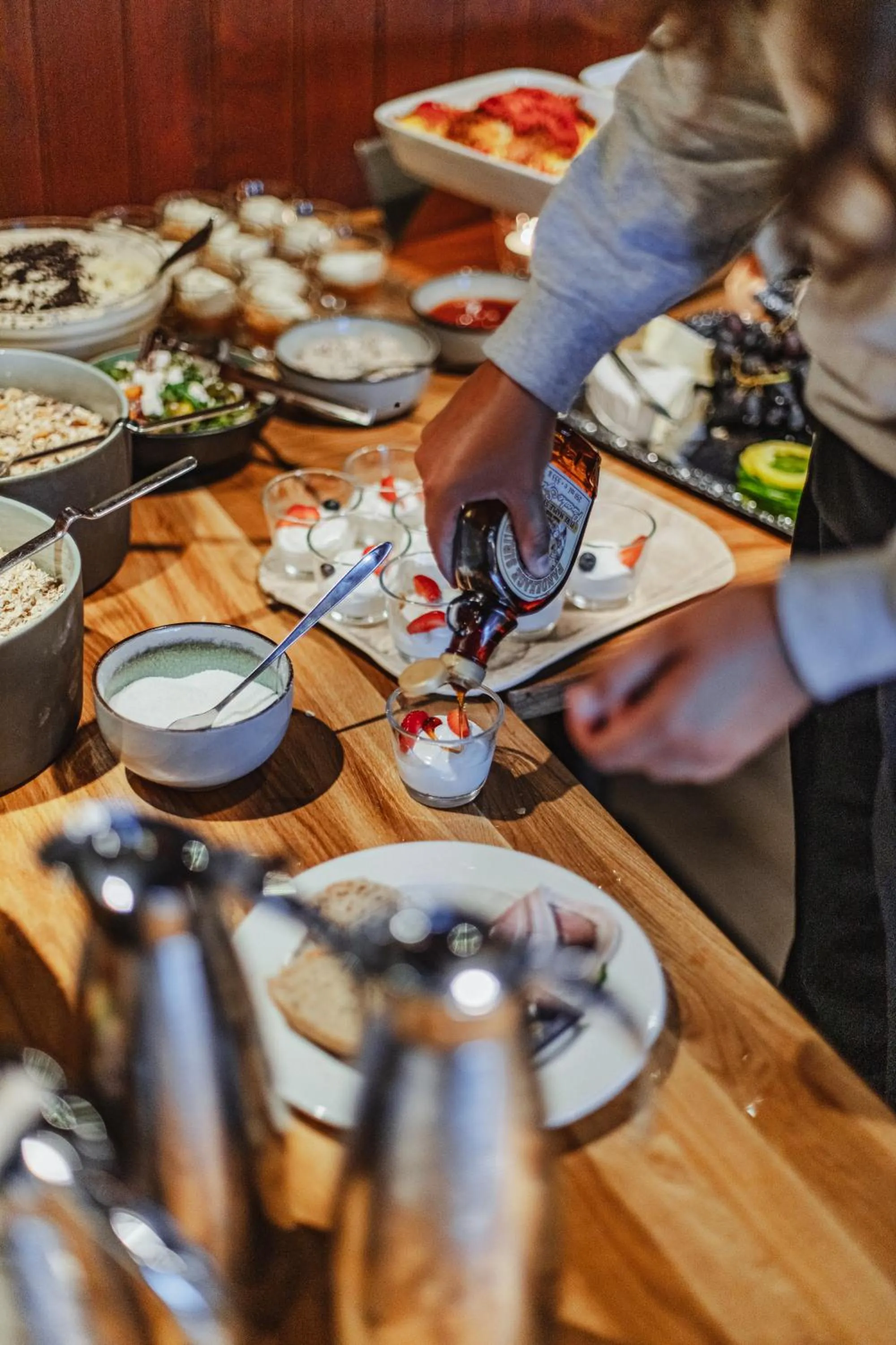 Buffet breakfast in Sportium Sportel
