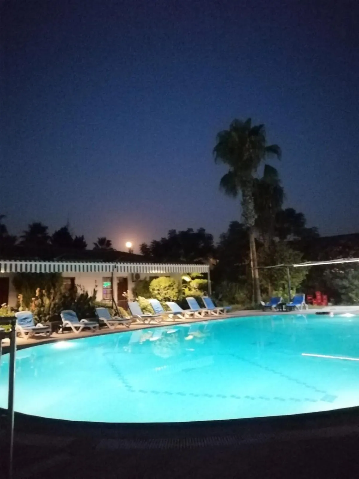 Pool view in Dalyan YUNUS HOTEL