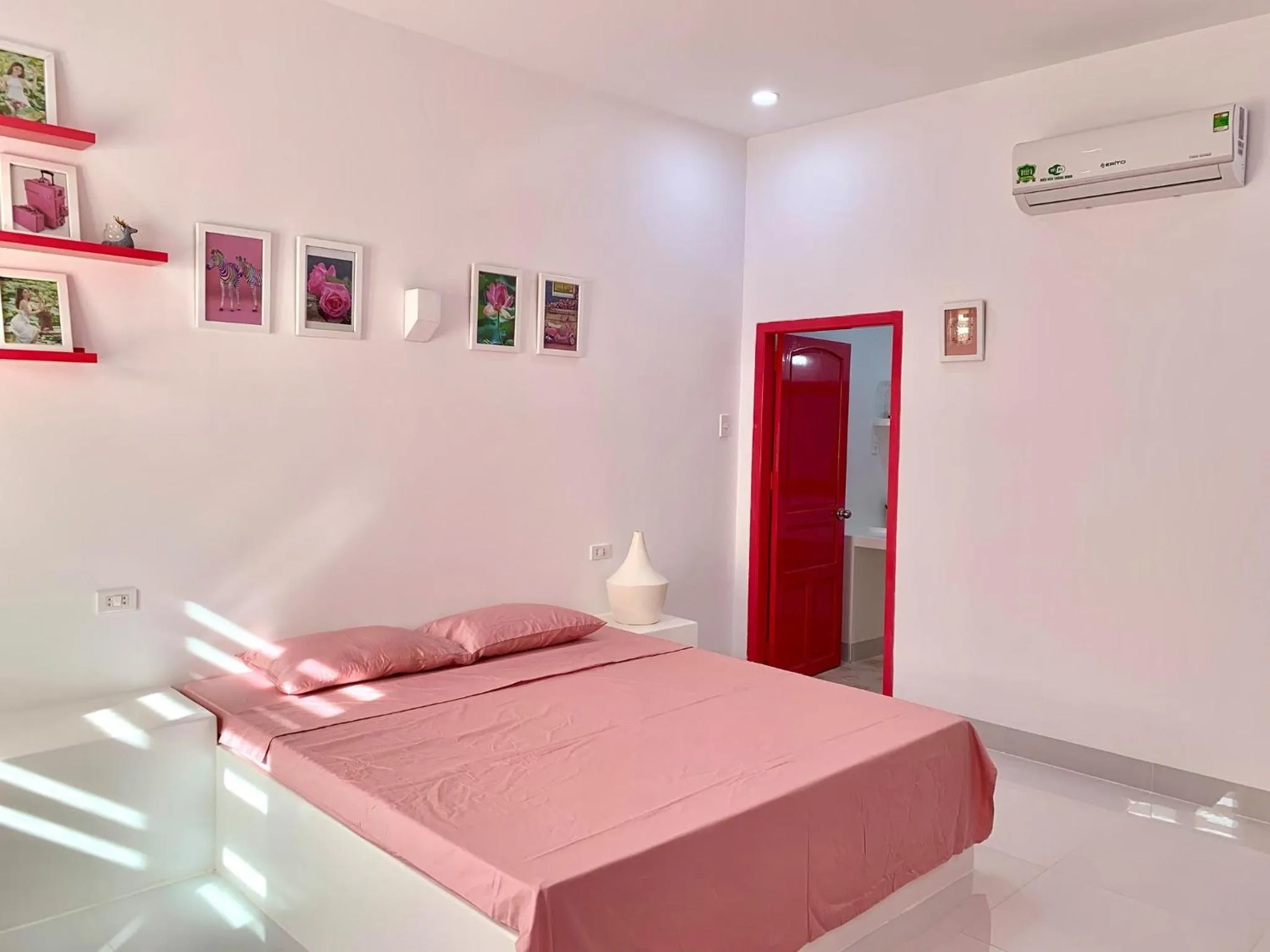 Bed in Moonbeam Homestay & Mini-resort Mui Ne