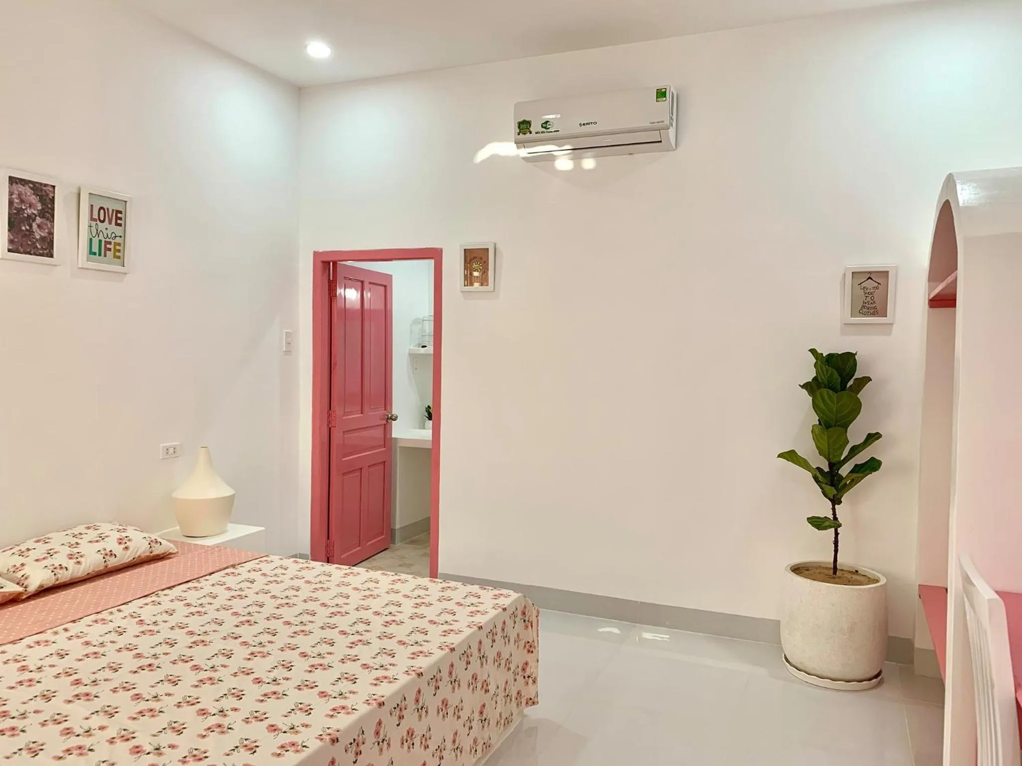 Bed in Moonbeam Homestay & Mini-resort Mui Ne