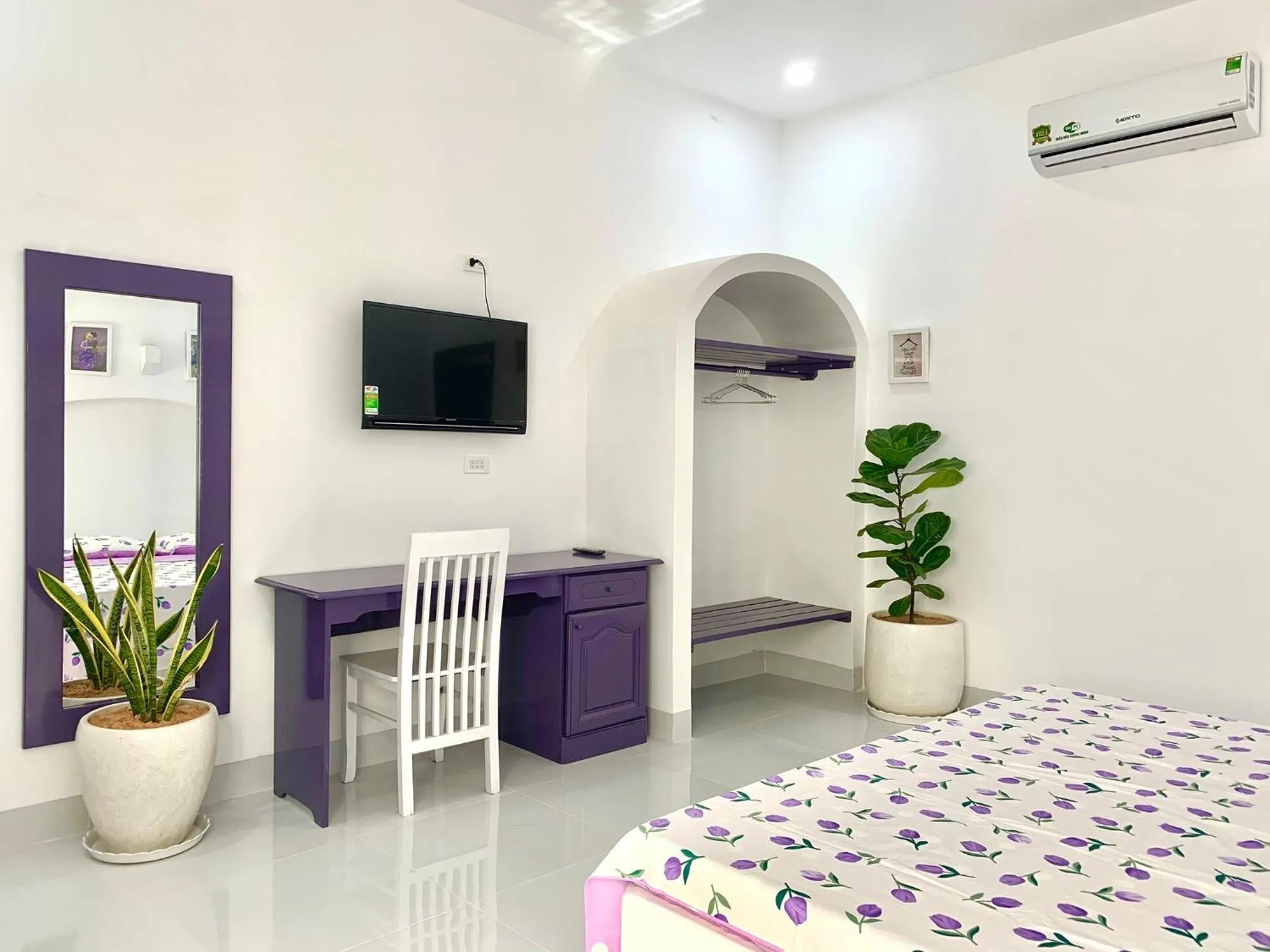 Bed in Moonbeam Homestay & Mini-resort Mui Ne
