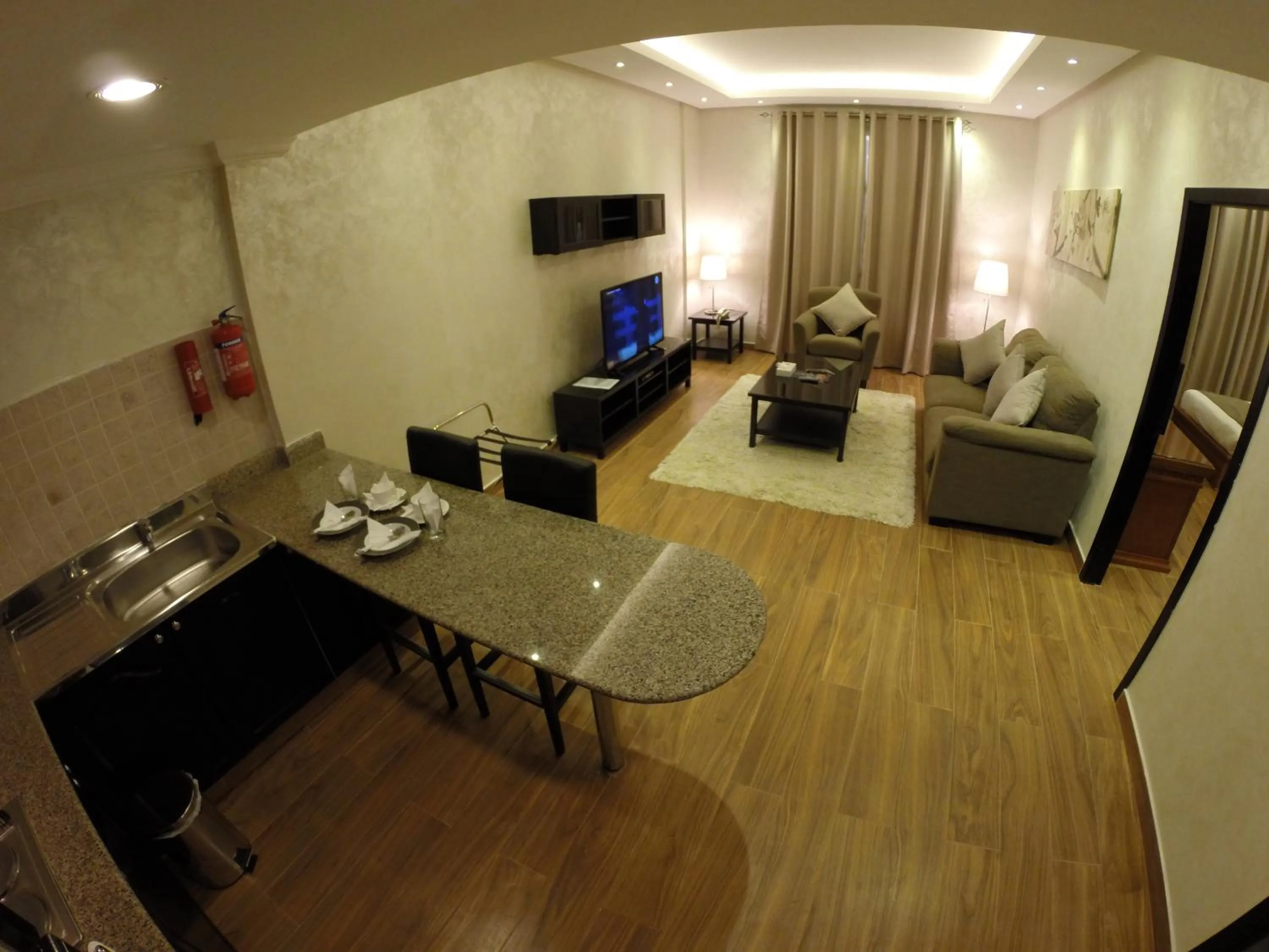 Living room in Le Park Hotel