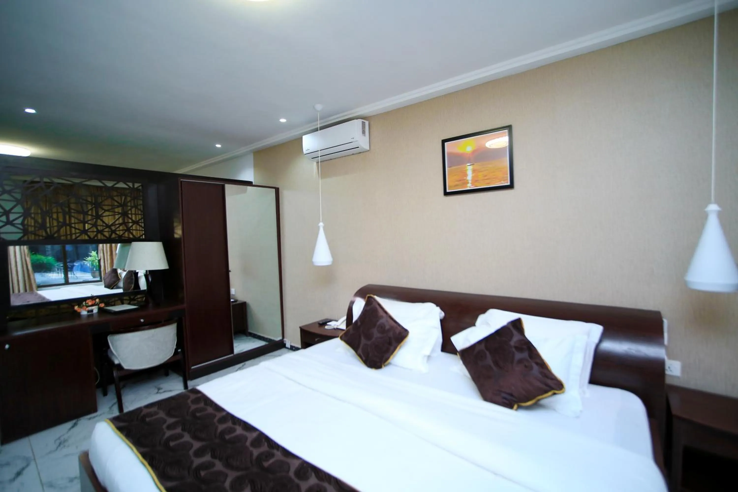 Bed in Anabel Apartment and Suites, Abuja