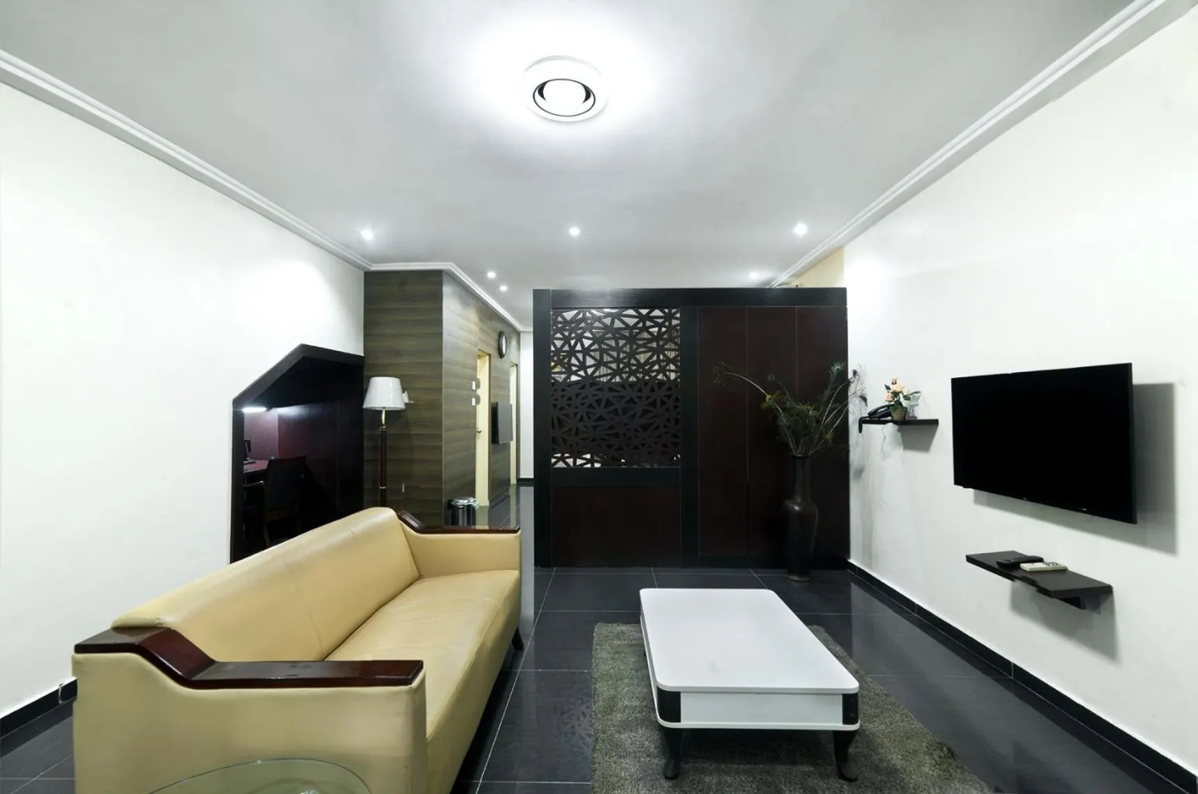 Seating area in Anabel Apartment and Suites, Abuja