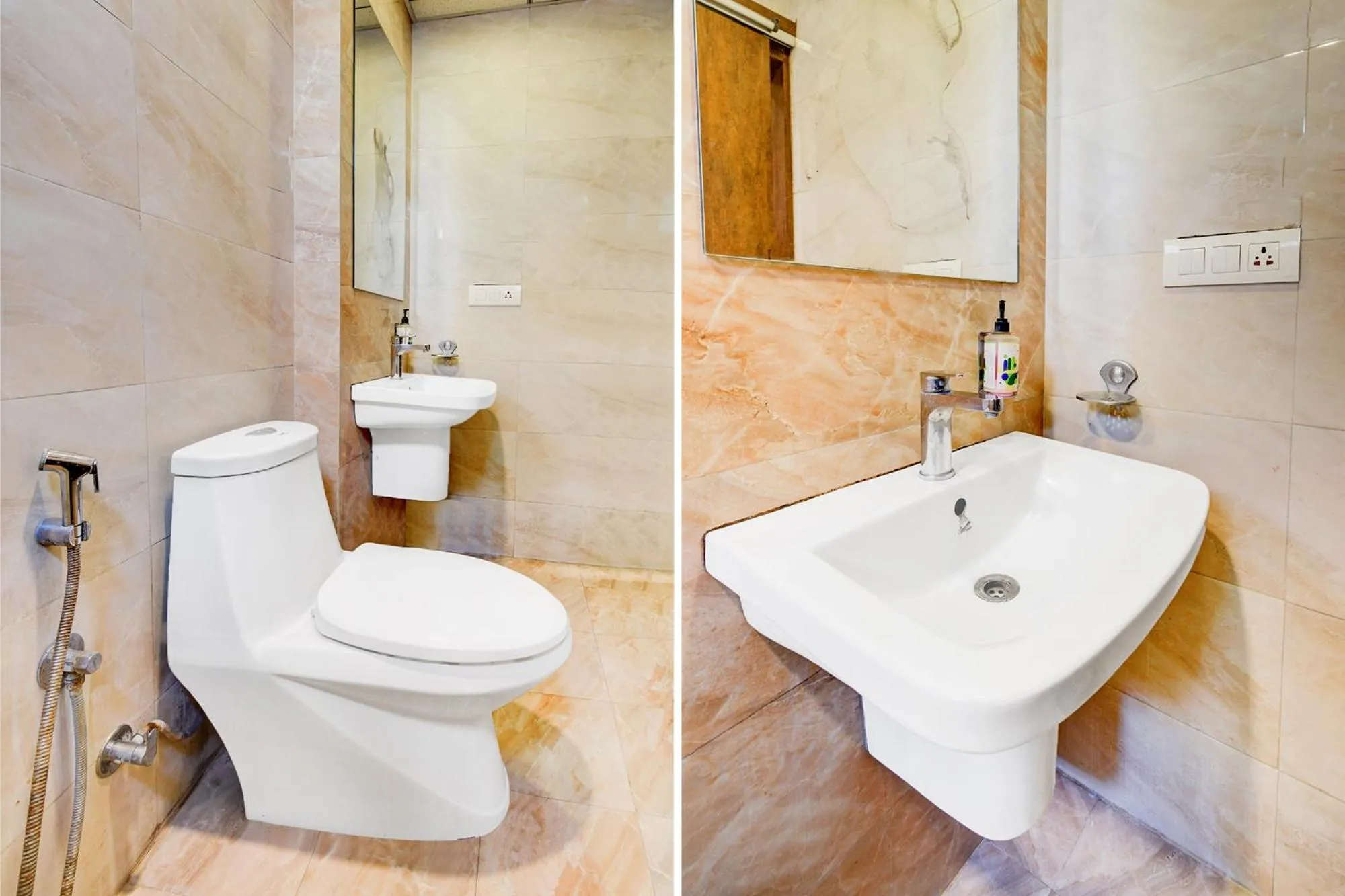 Bathroom in FabHotel Arastu Plaza - Nr Nampally Railway Station