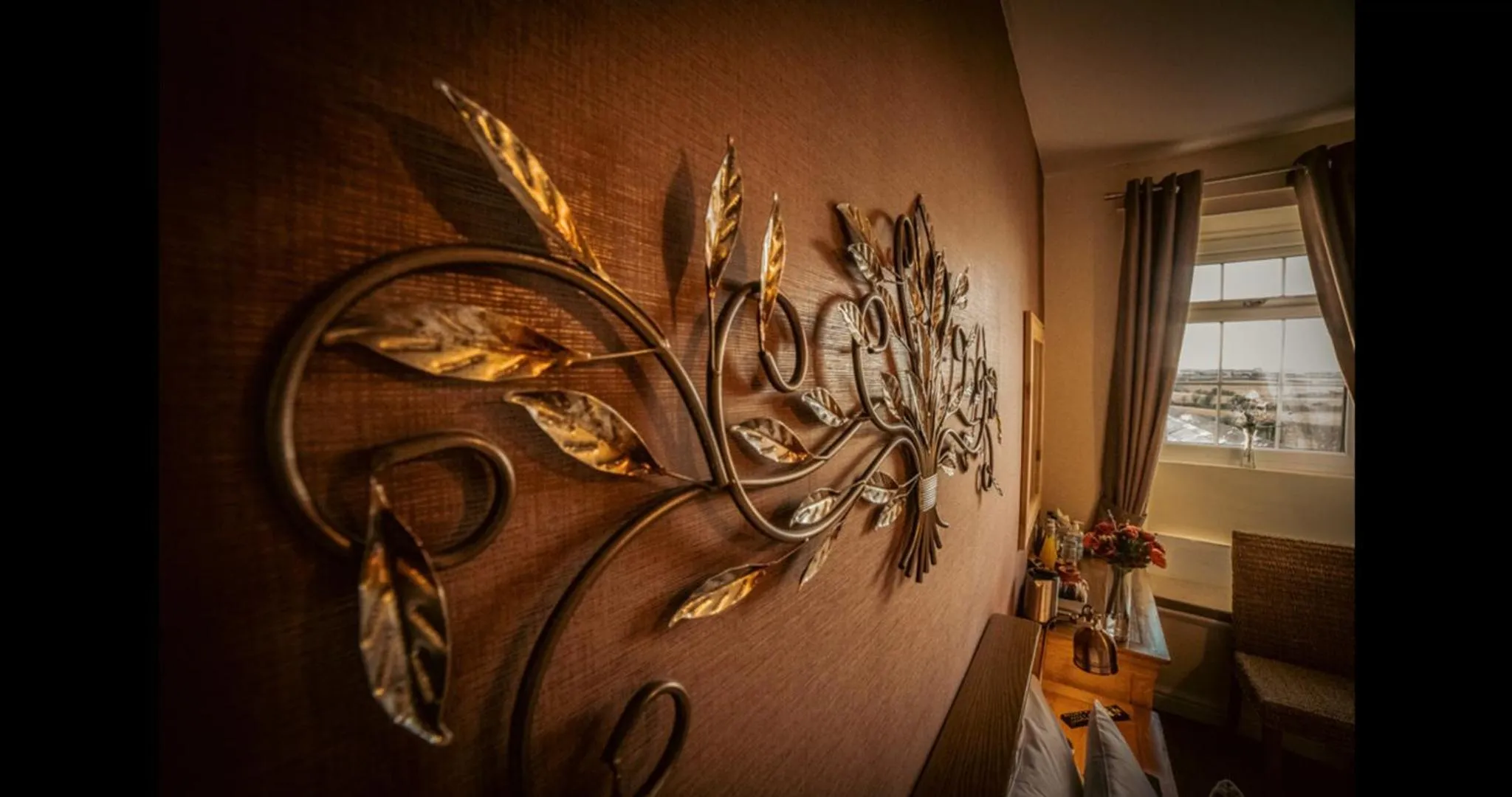 Decorative detail in Ensuite Bed And Breakfast Rooms At The Ring Pub