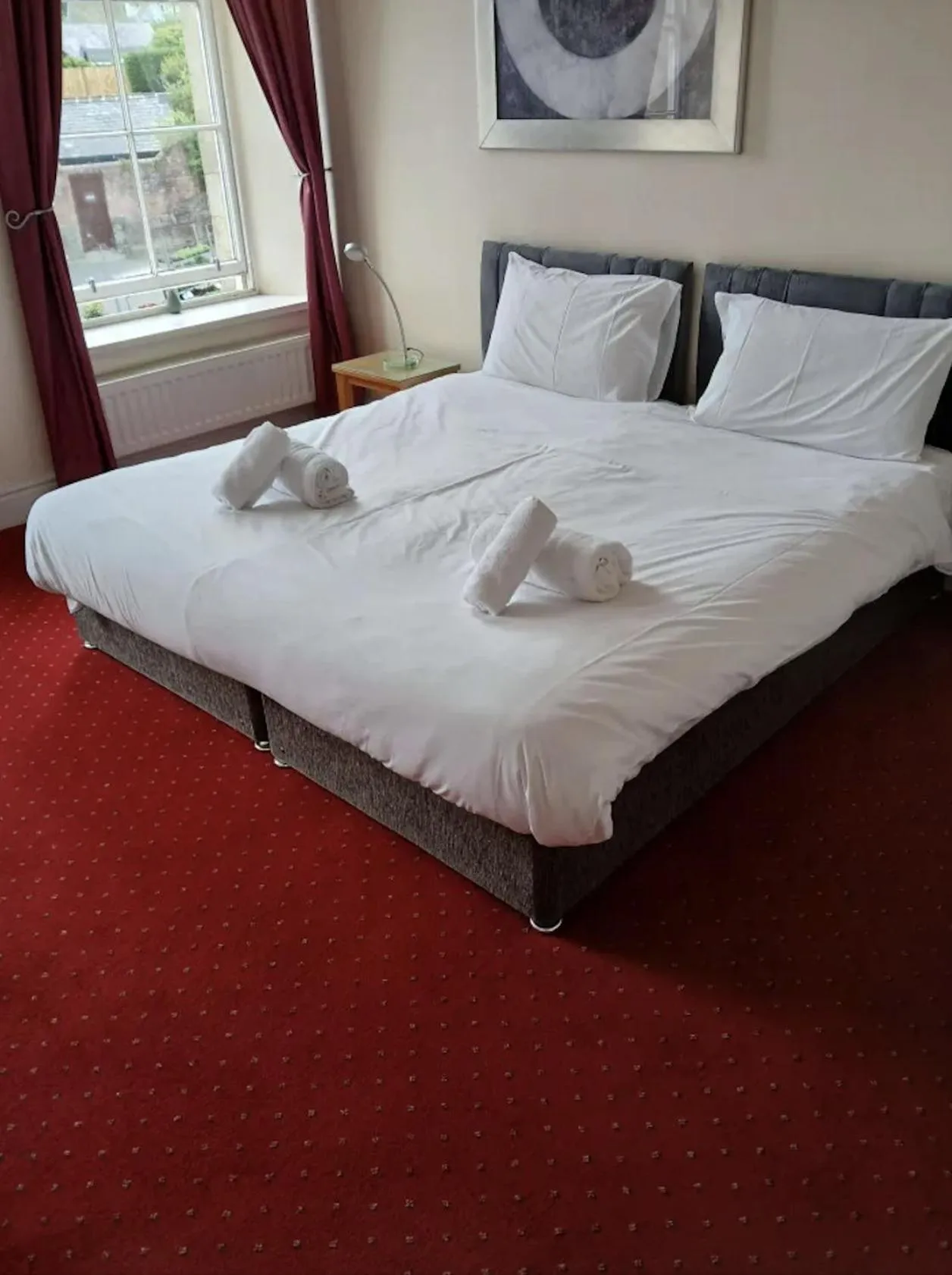 Bed in The Knighton Hotel