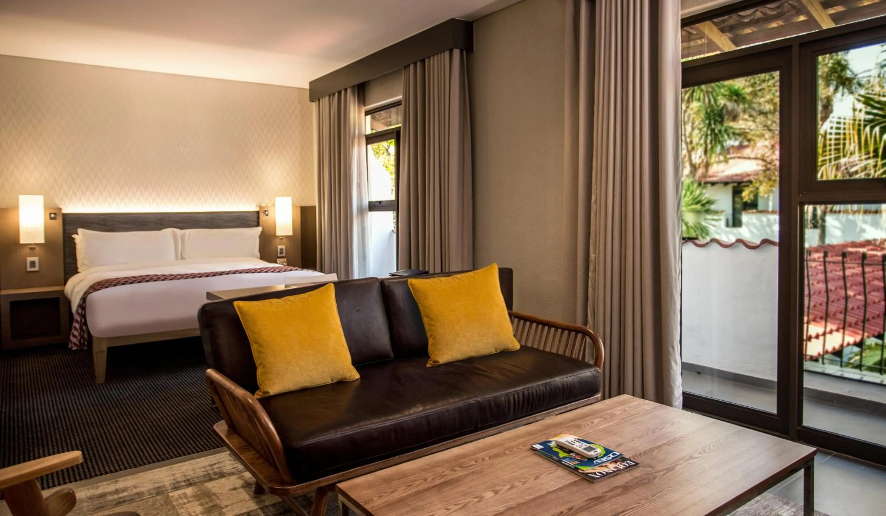 Living room, Bed in Garden Court Polokwane