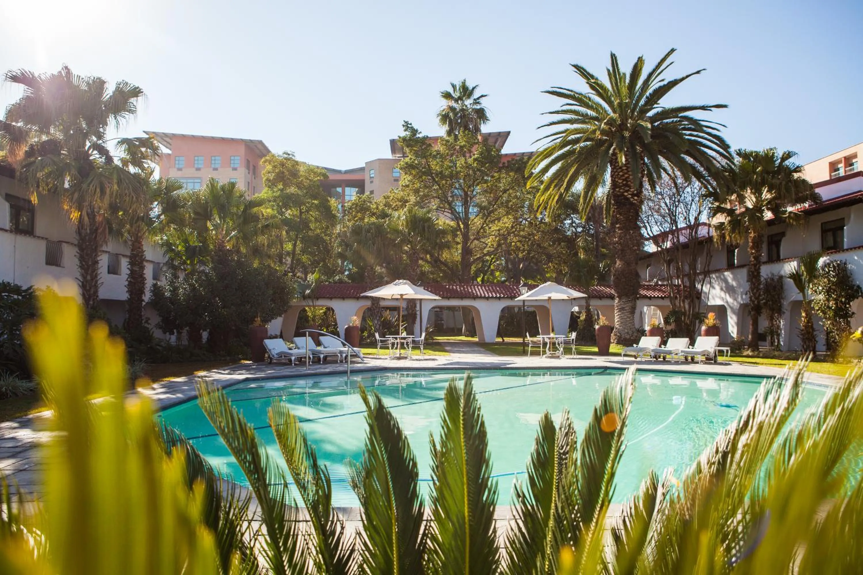 Pool view in Garden Court Polokwane