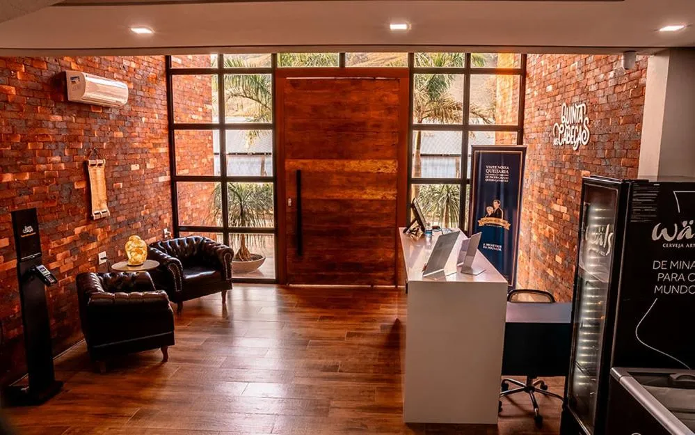 Lobby or reception in Pousada Quinta dos Cabeças