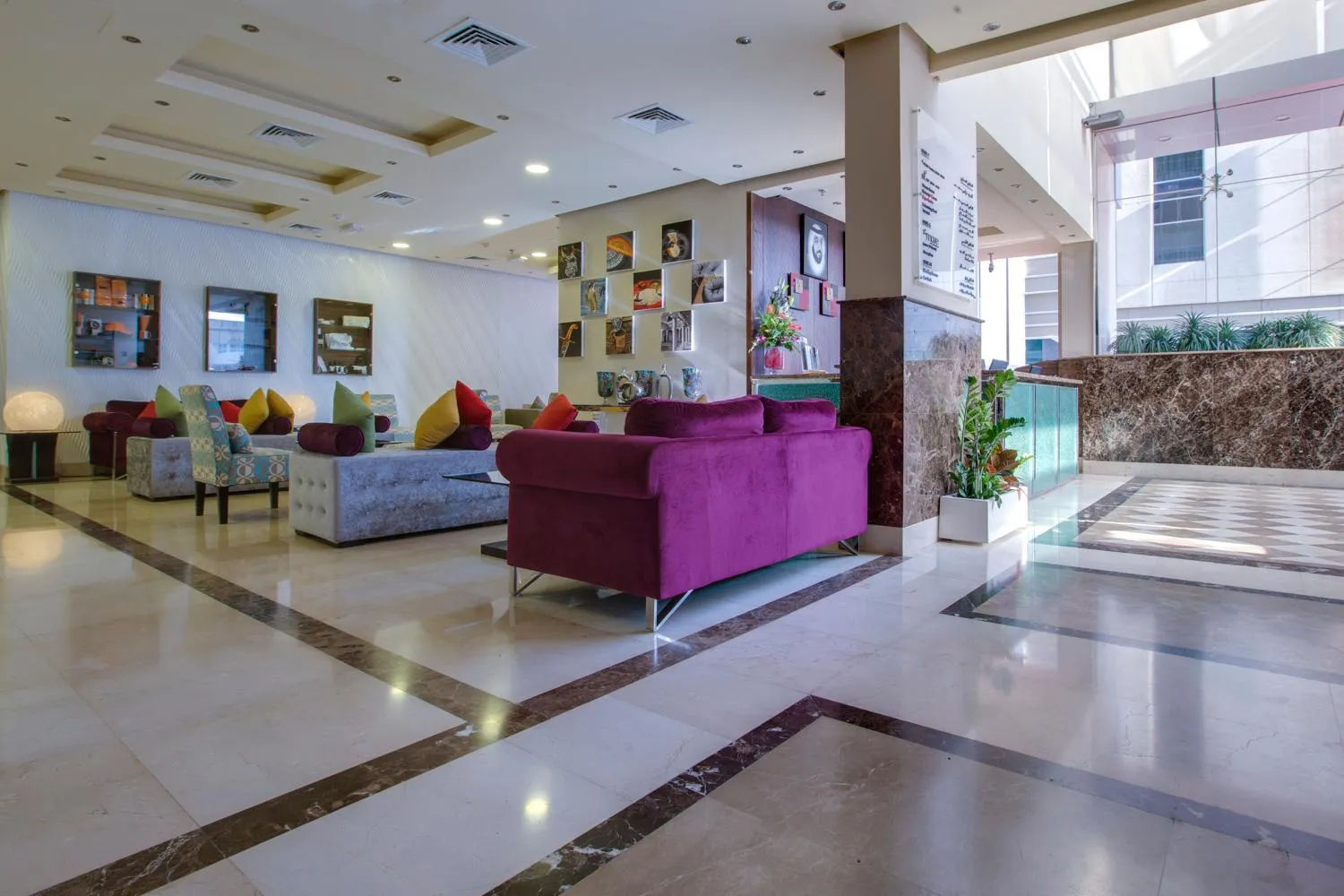 Lobby or reception in MENA ApartHotel Albarsha At The Mall