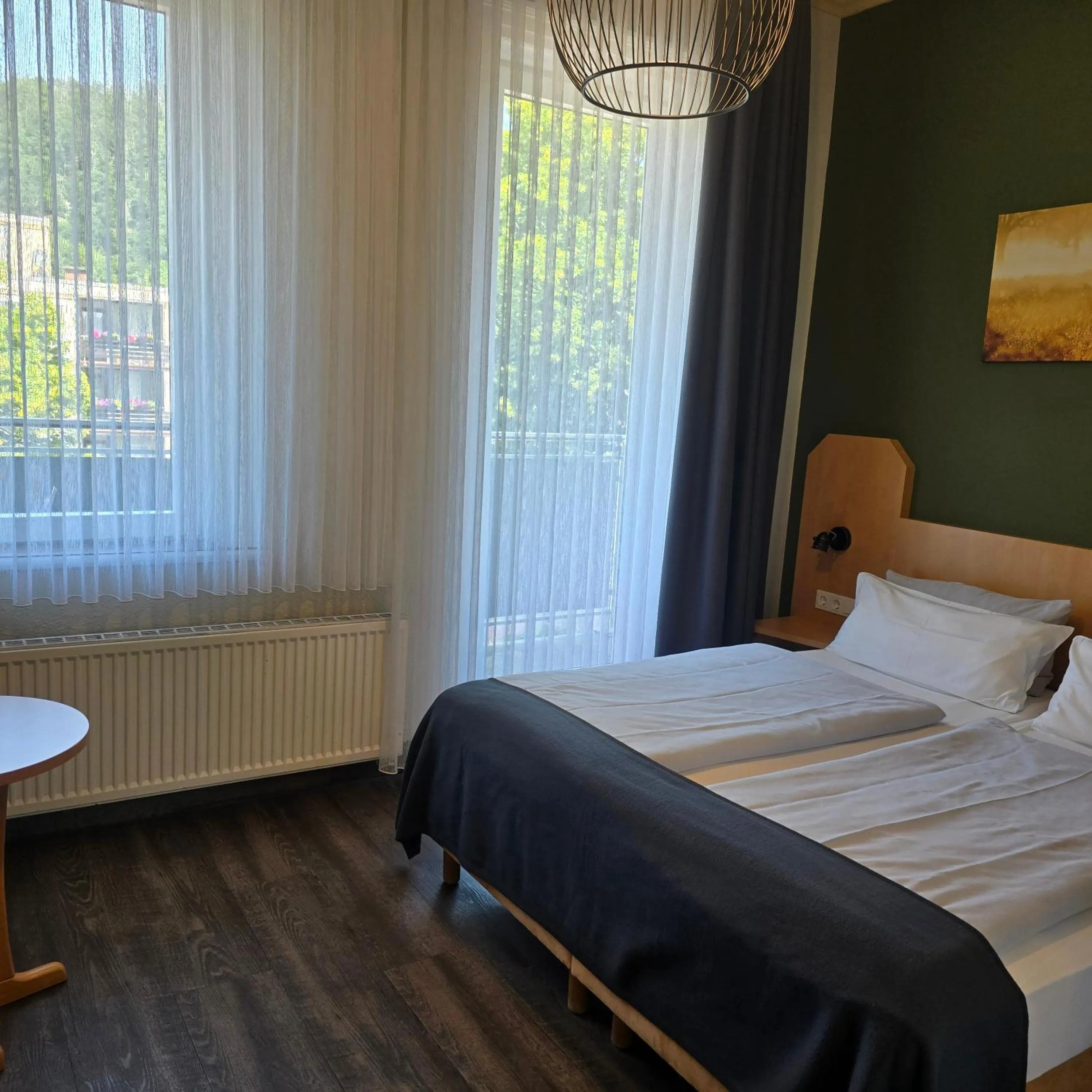 Photo of the whole room, Bed in Hotel am Kurpark
