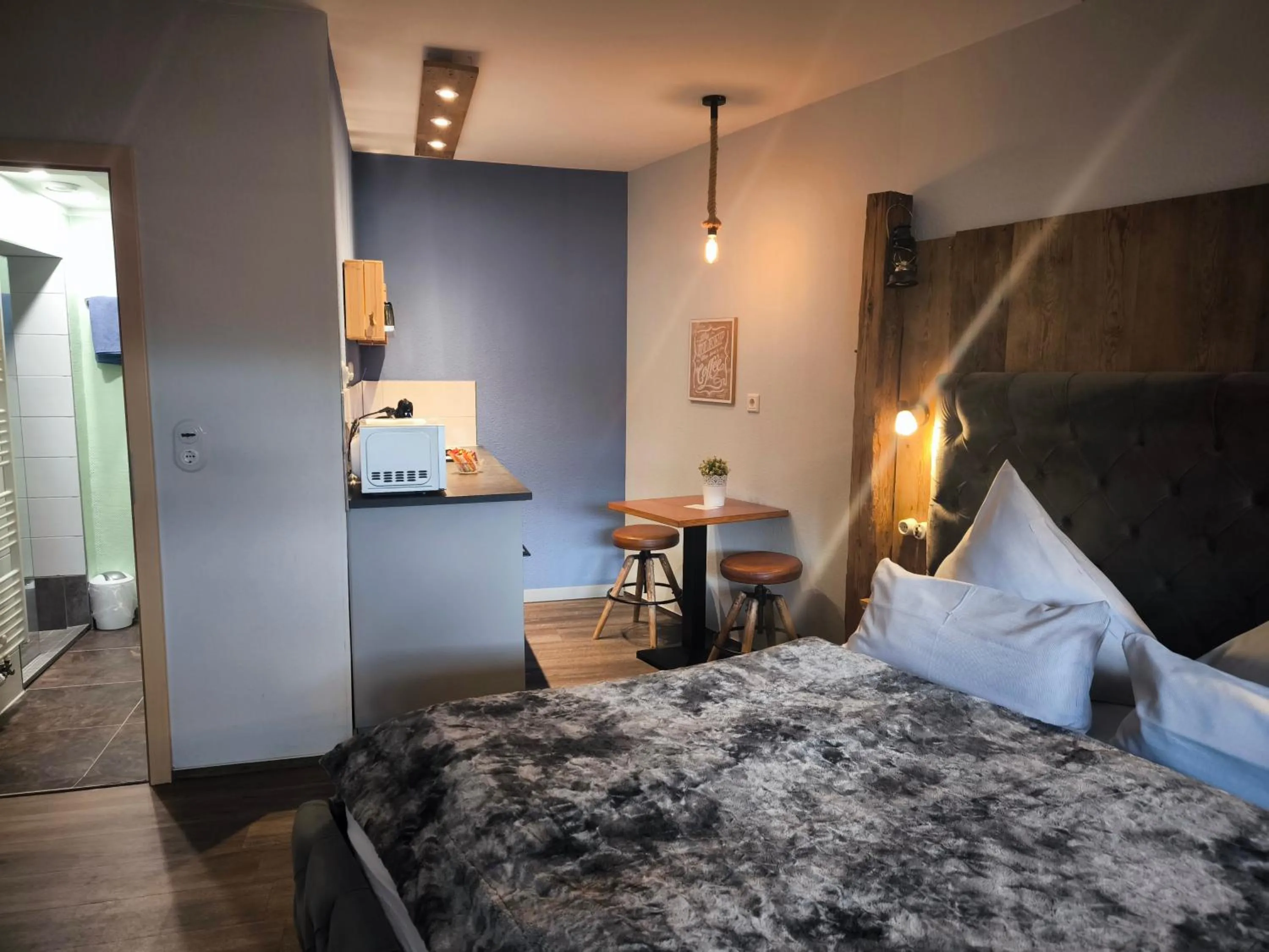 Parking, Bed in Hotel am Kurpark-Garni