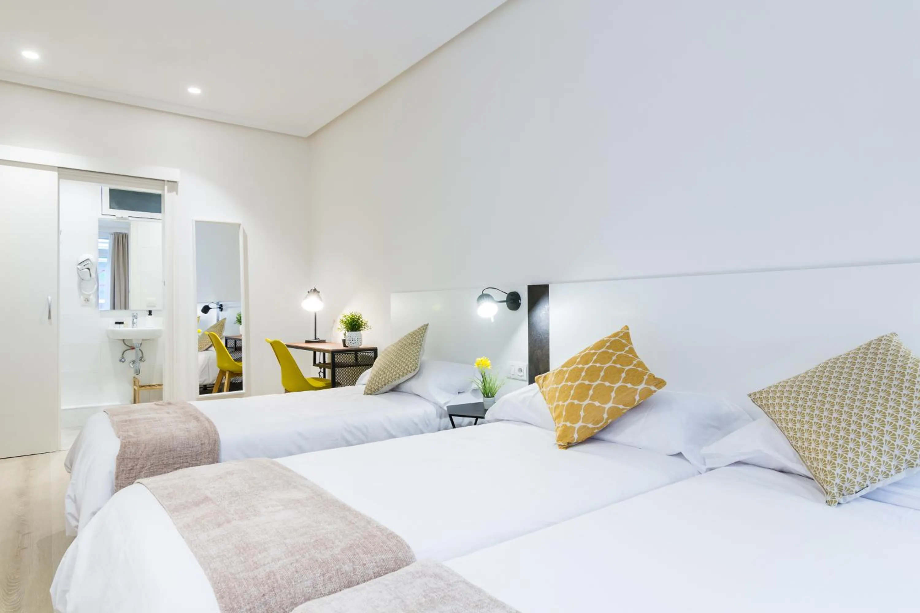 Bed in Pensión Buenpas