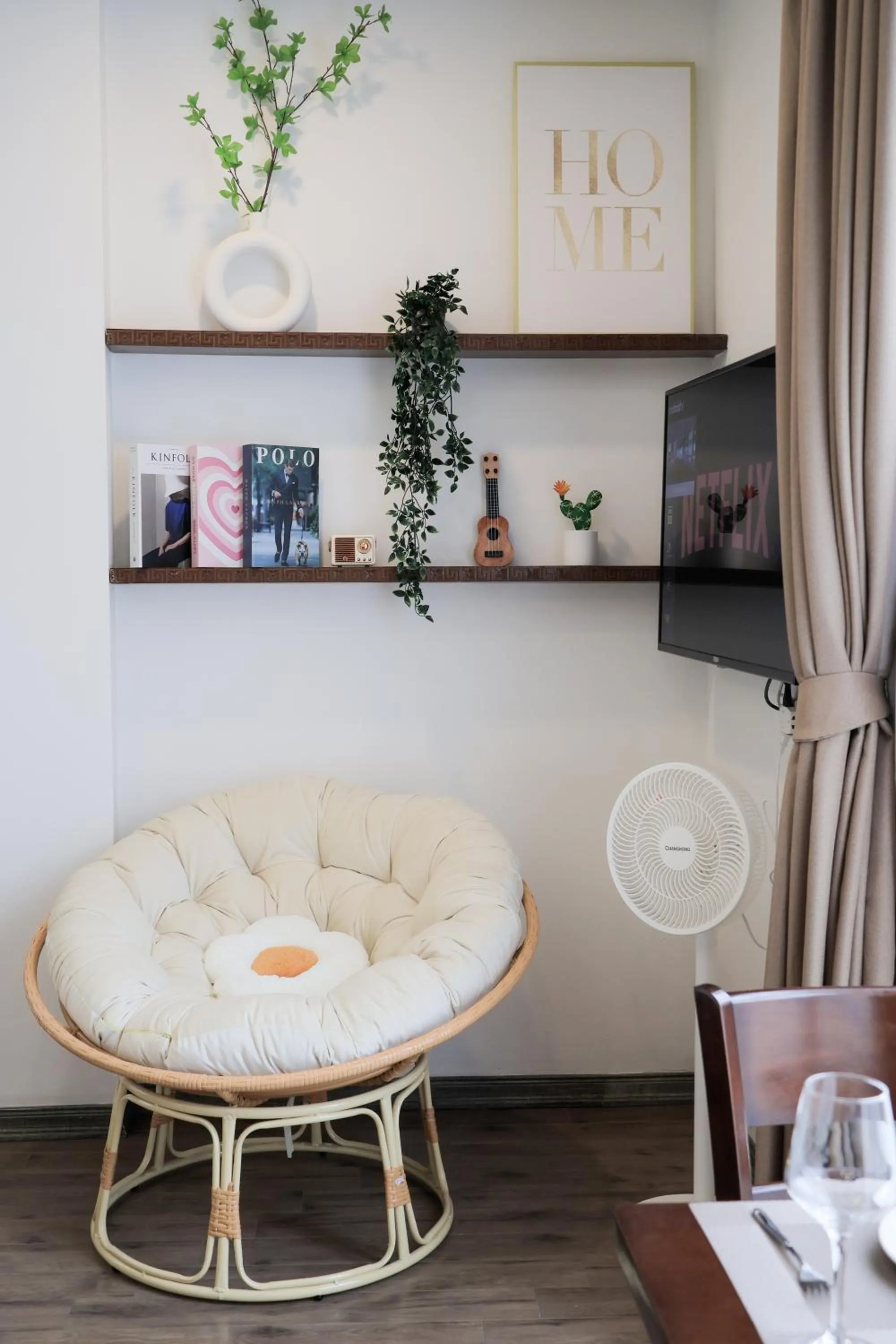 Living room in T98 Westlake Quang An - Tay ho Center Garden View Studio!